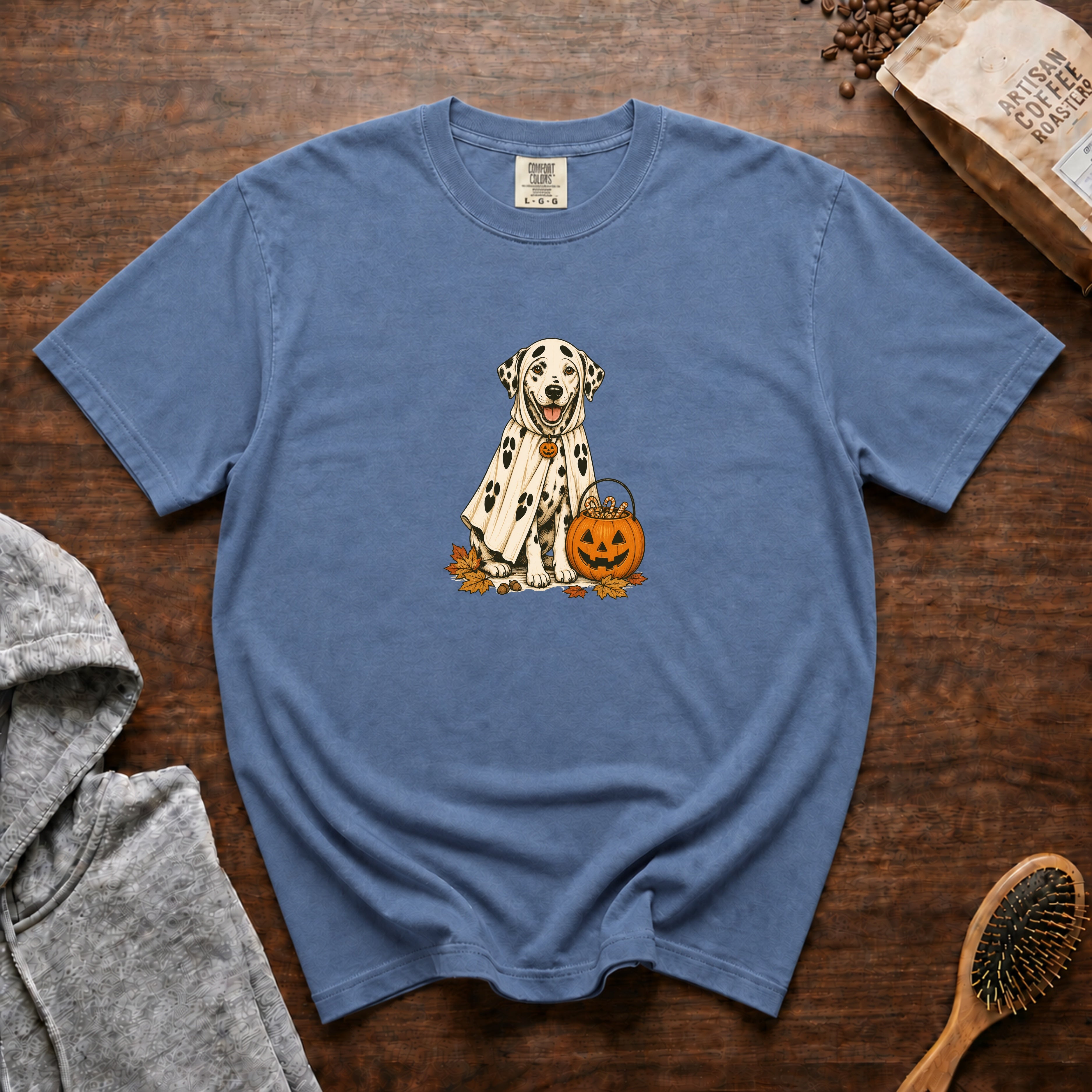 Dalmatian Halloween T-Shirt — Blue Jean
