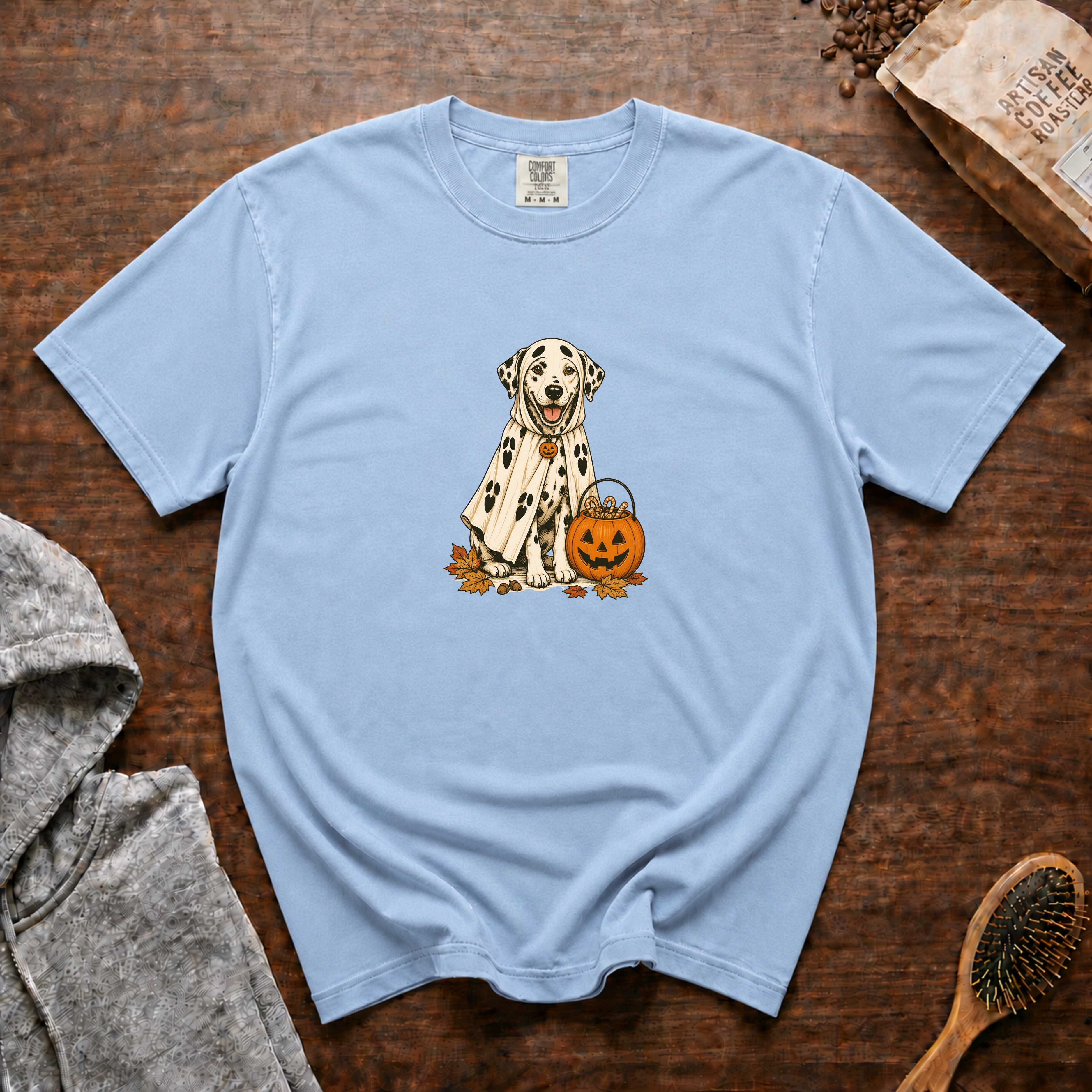 Dalmatian Halloween T-Shirt — Chambray