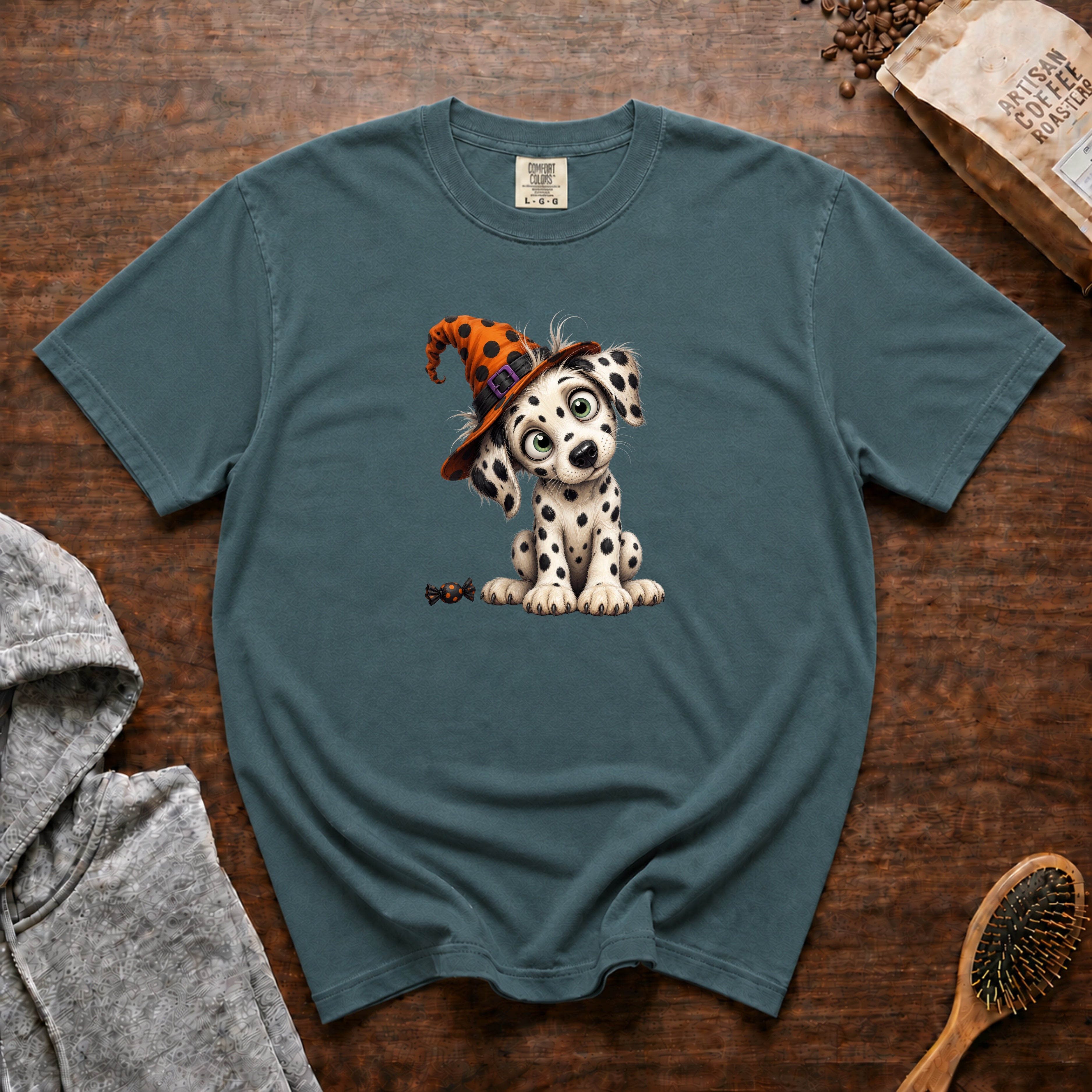 Dalmatian T-Shirt — Blue Spruce