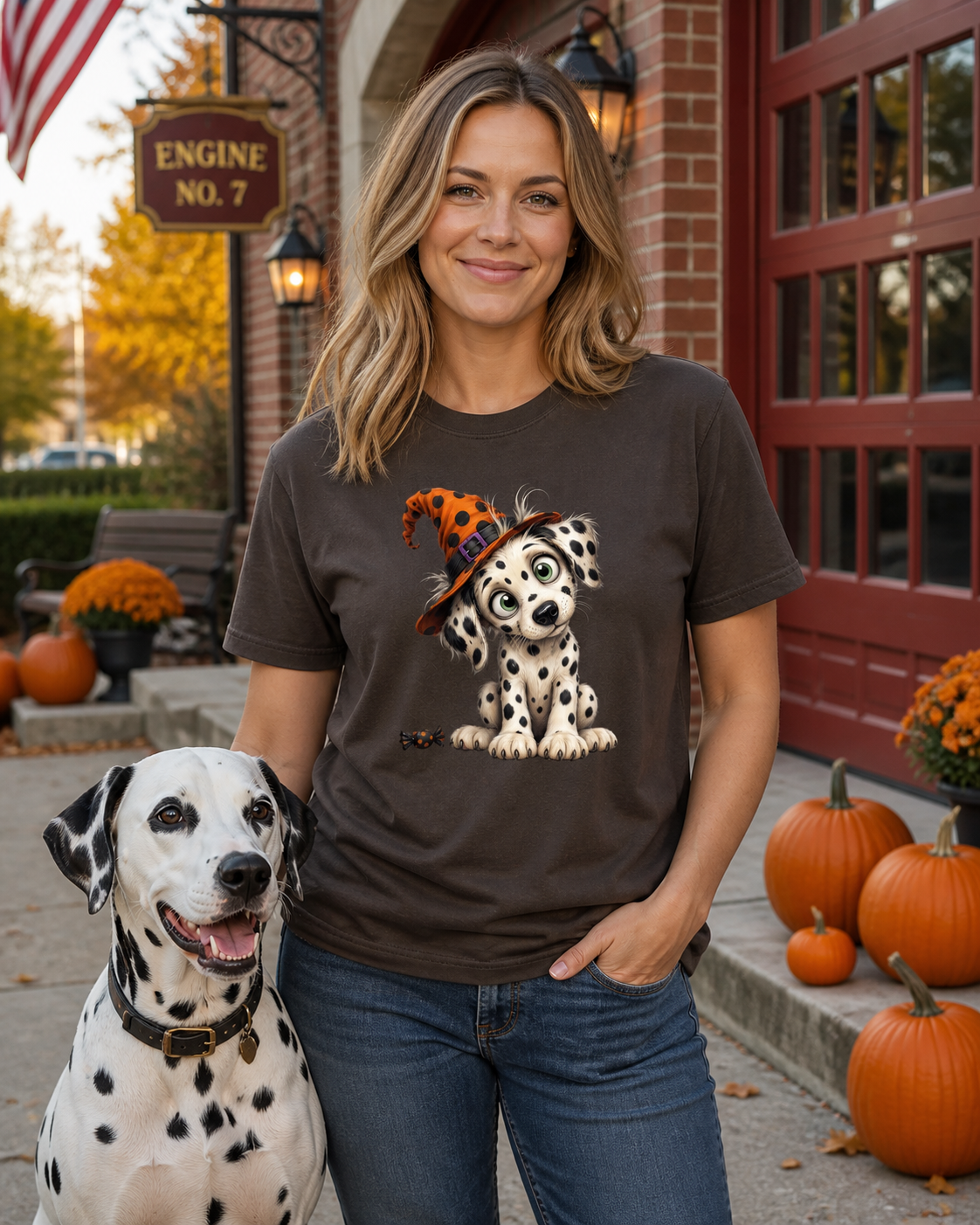 Halloween Dalmatian T-Shirt