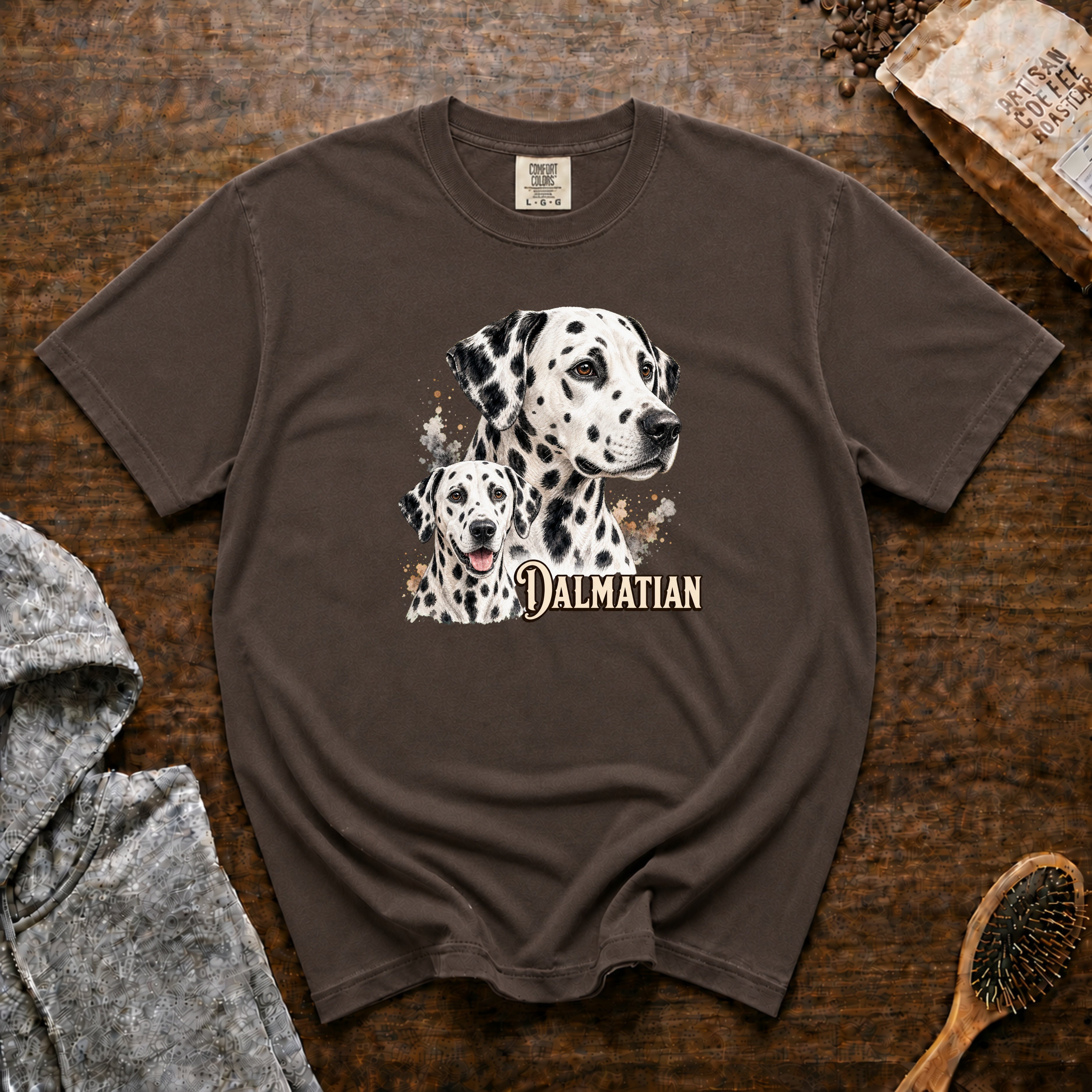 Dalmatian T-Shirt — Espresso
