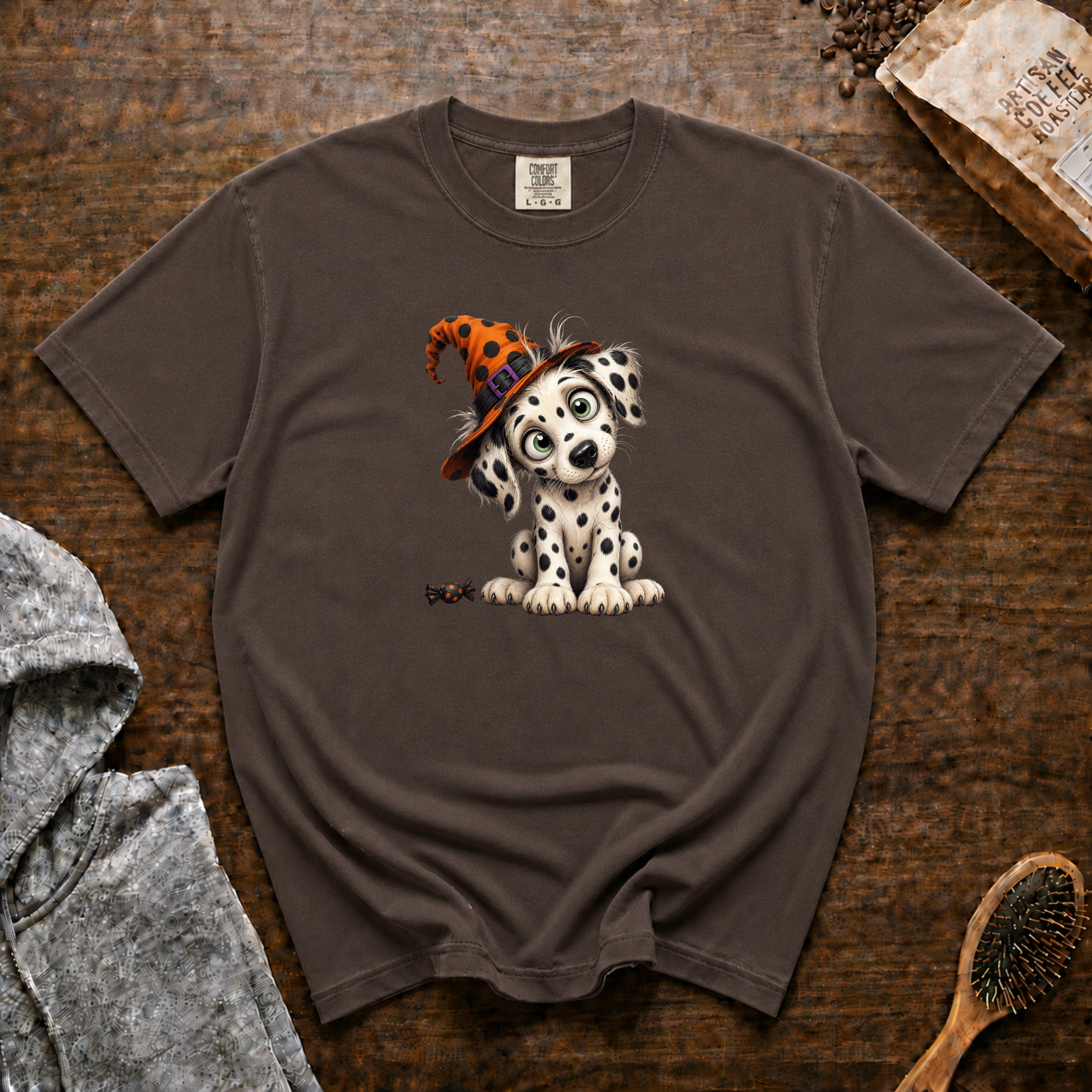 Dalmatian T-Shirt — Espresso