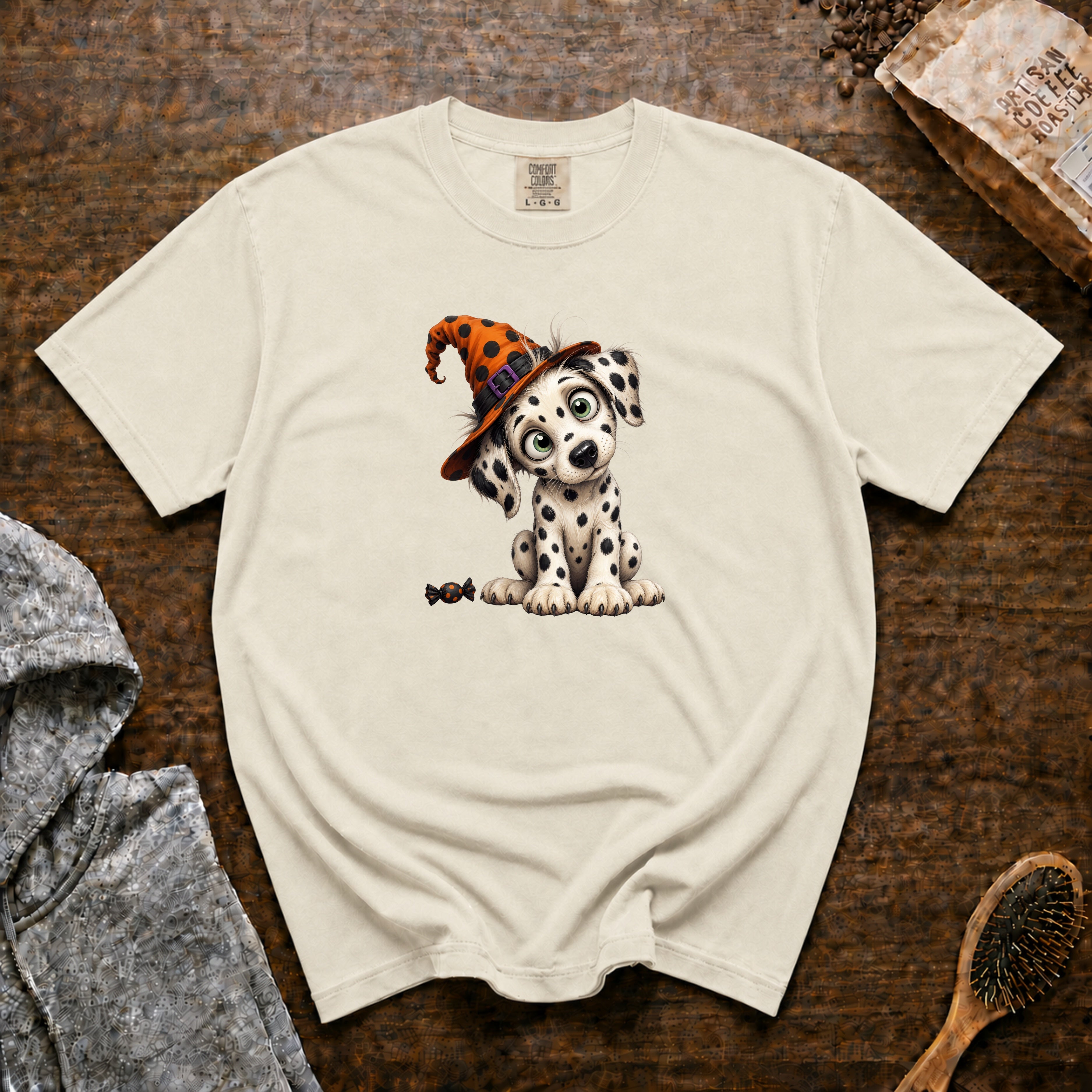 Dalmatian T-Shirt — Ivory