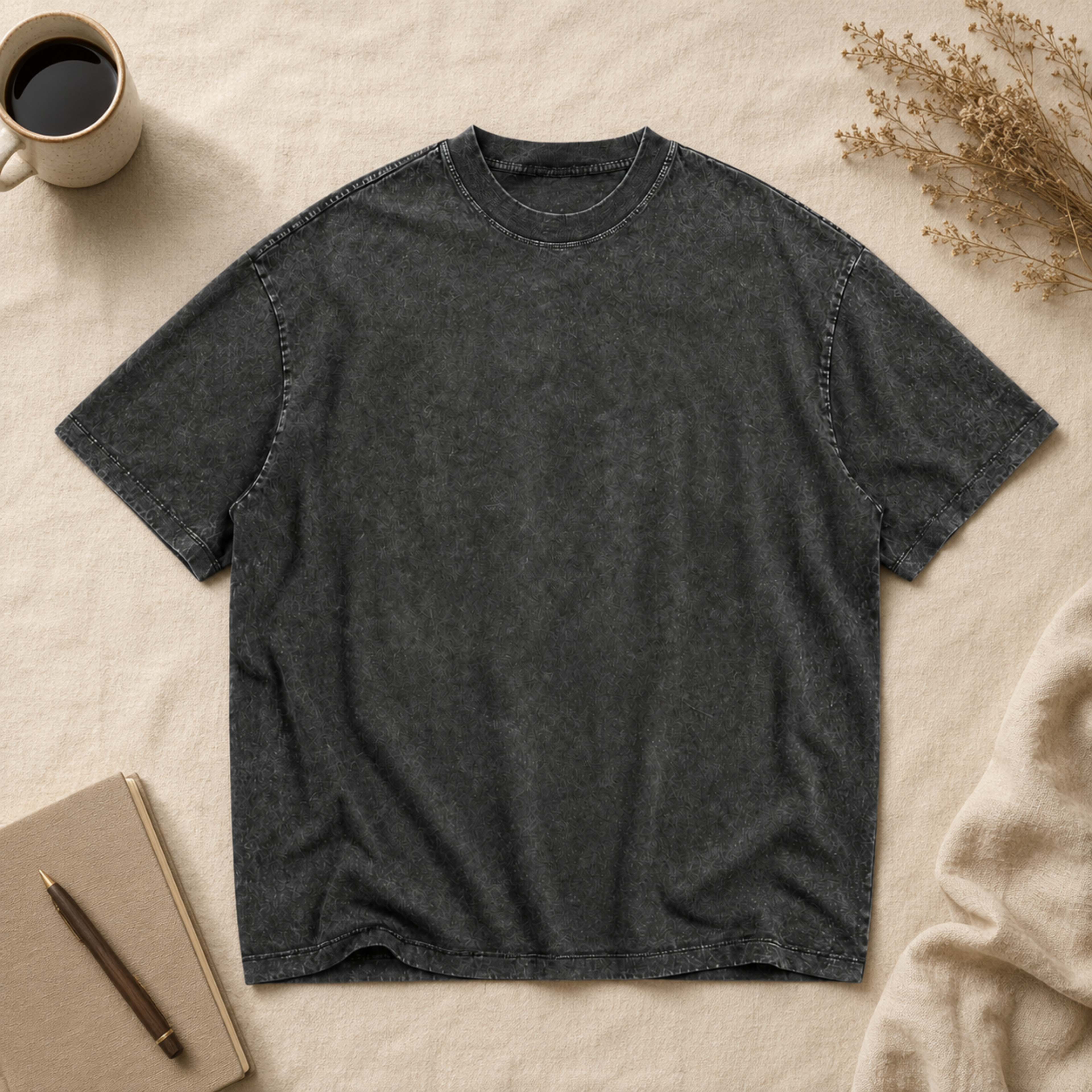 Unisex Oversized Snow Wash T-shirt 285GSM