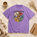 Custom Photo Upload Oversized Tee Vintage Snow Wash