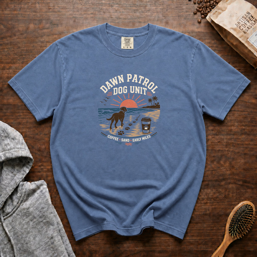 Dawn Patrol Dog Unit 1 T-Shirt — Blue Jean