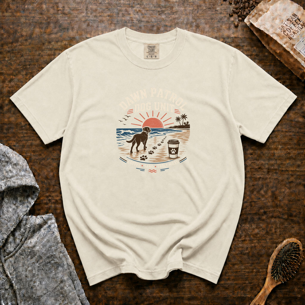 Dawn Patrol Dog Unit 1 T-Shirt — Ivory