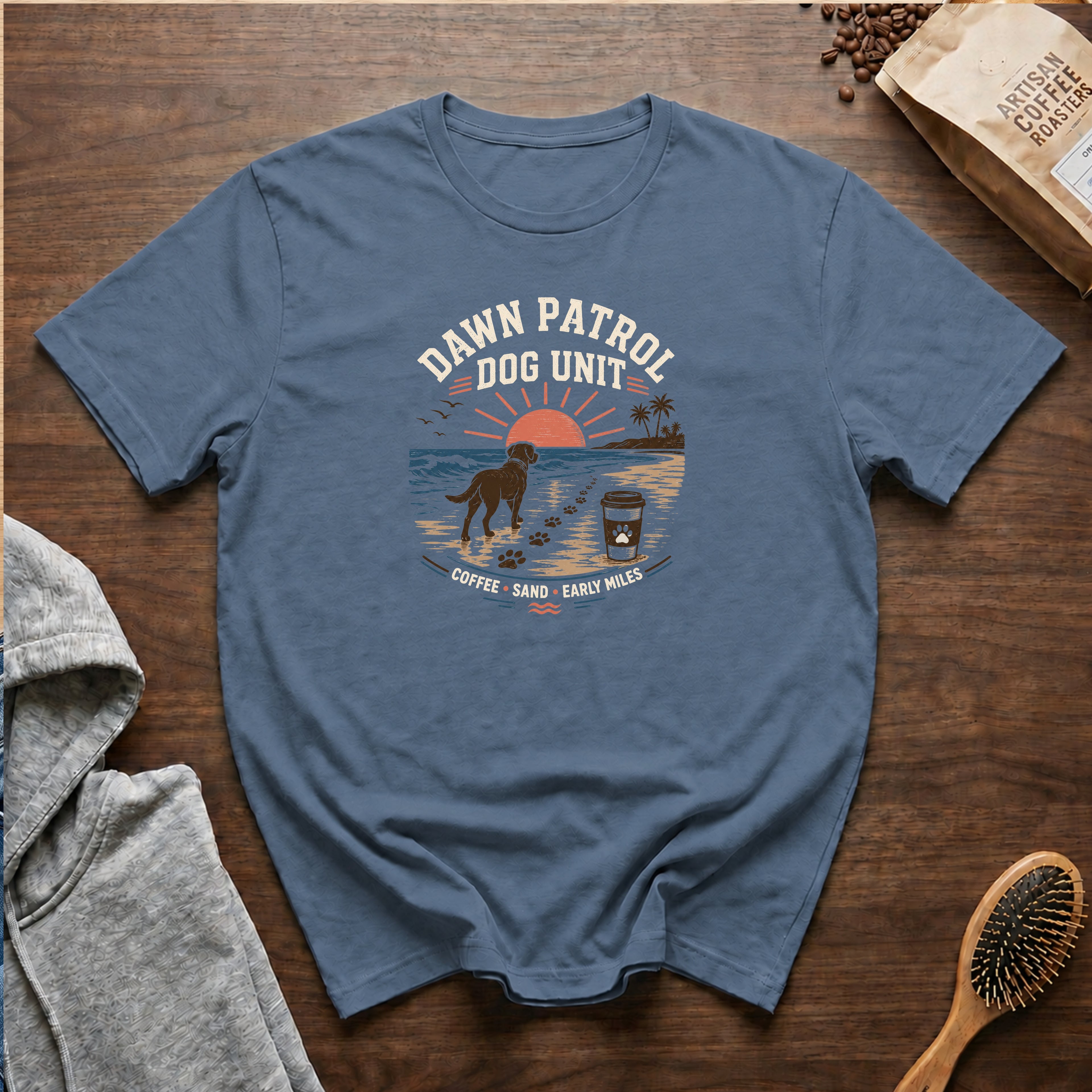 Dawn Patrol Dog UnitT-Shirt — Blue Jean