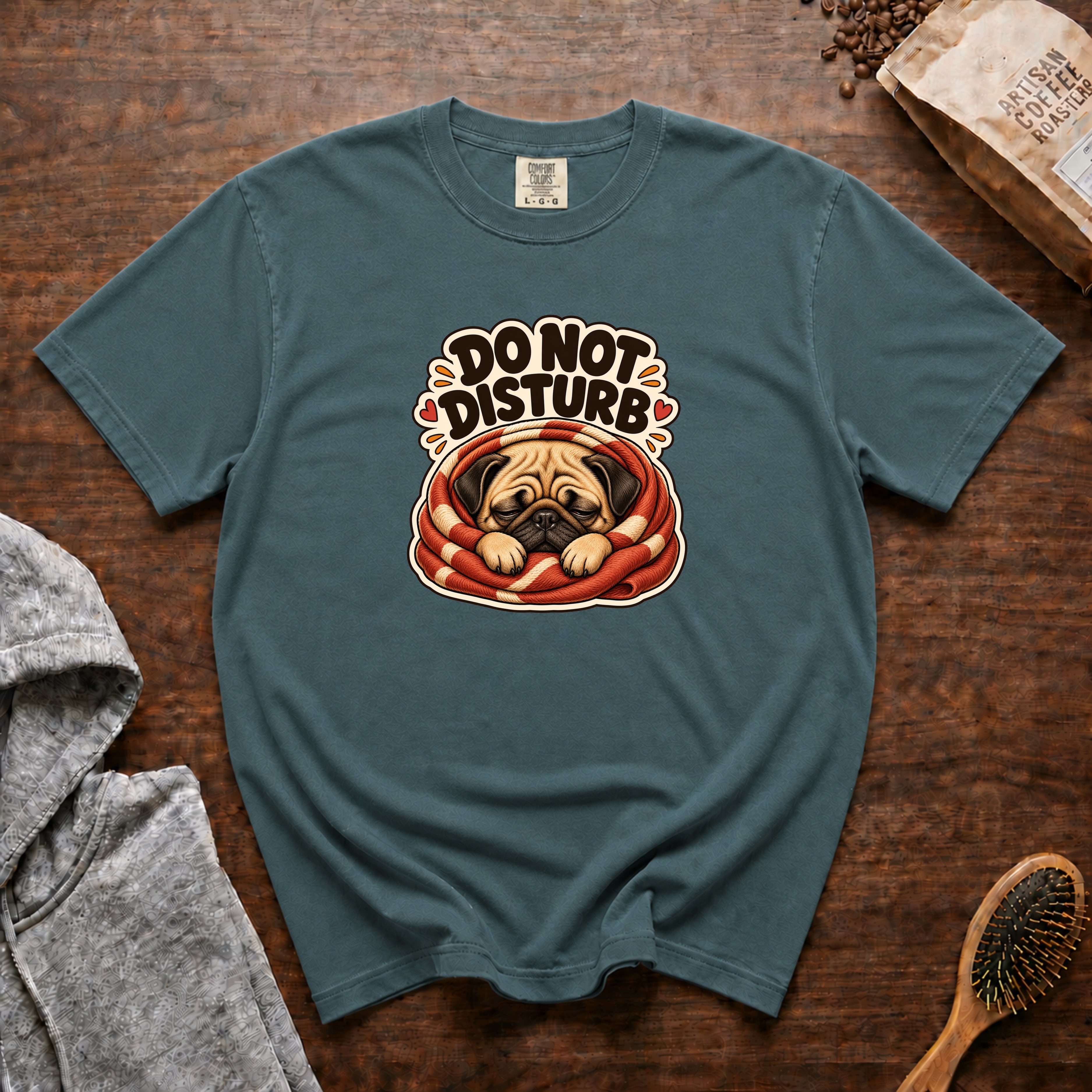 Do Not Disturb T-Shirt — Blue Spruce