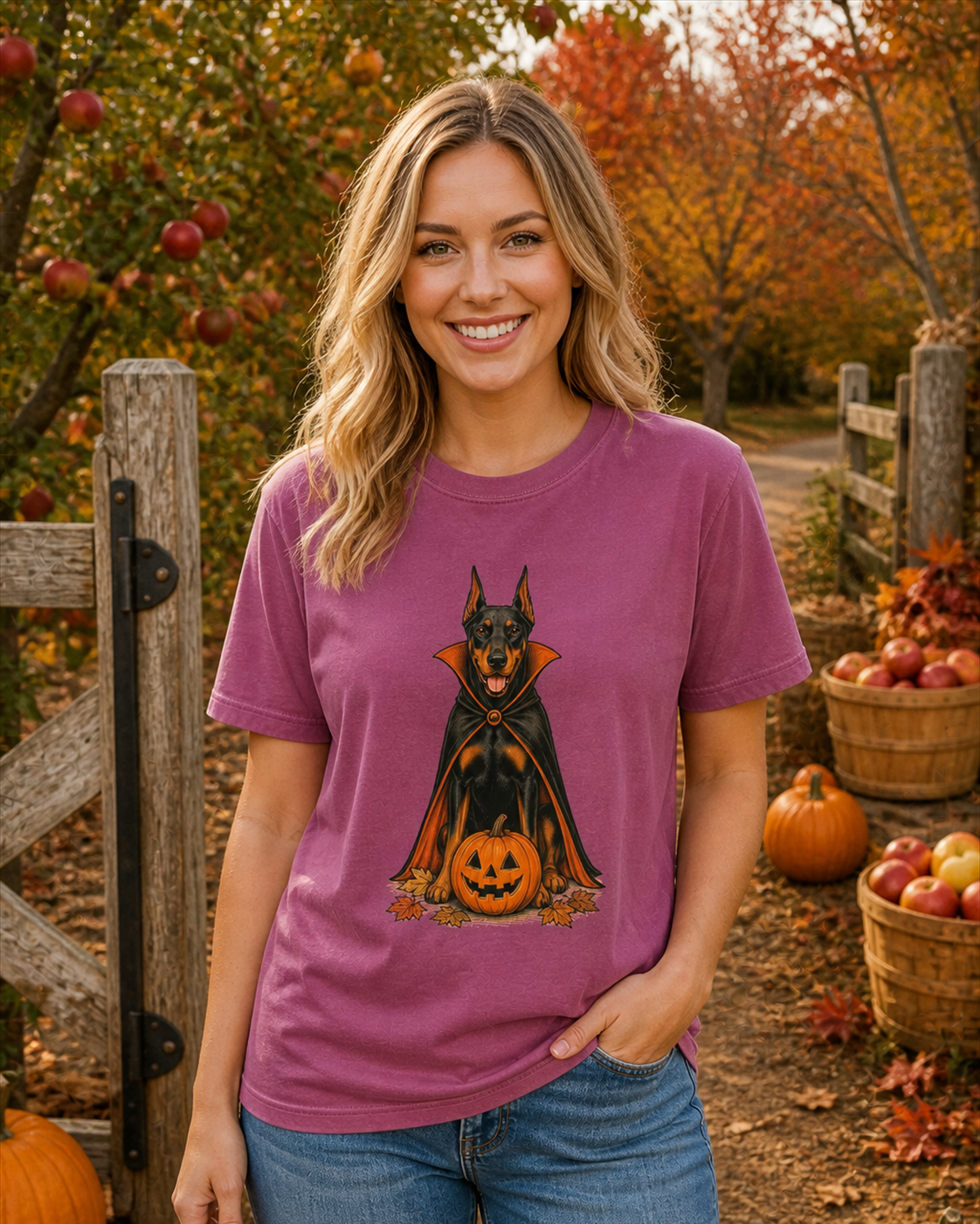 Doberman Pinscher Halloween T-Shirt