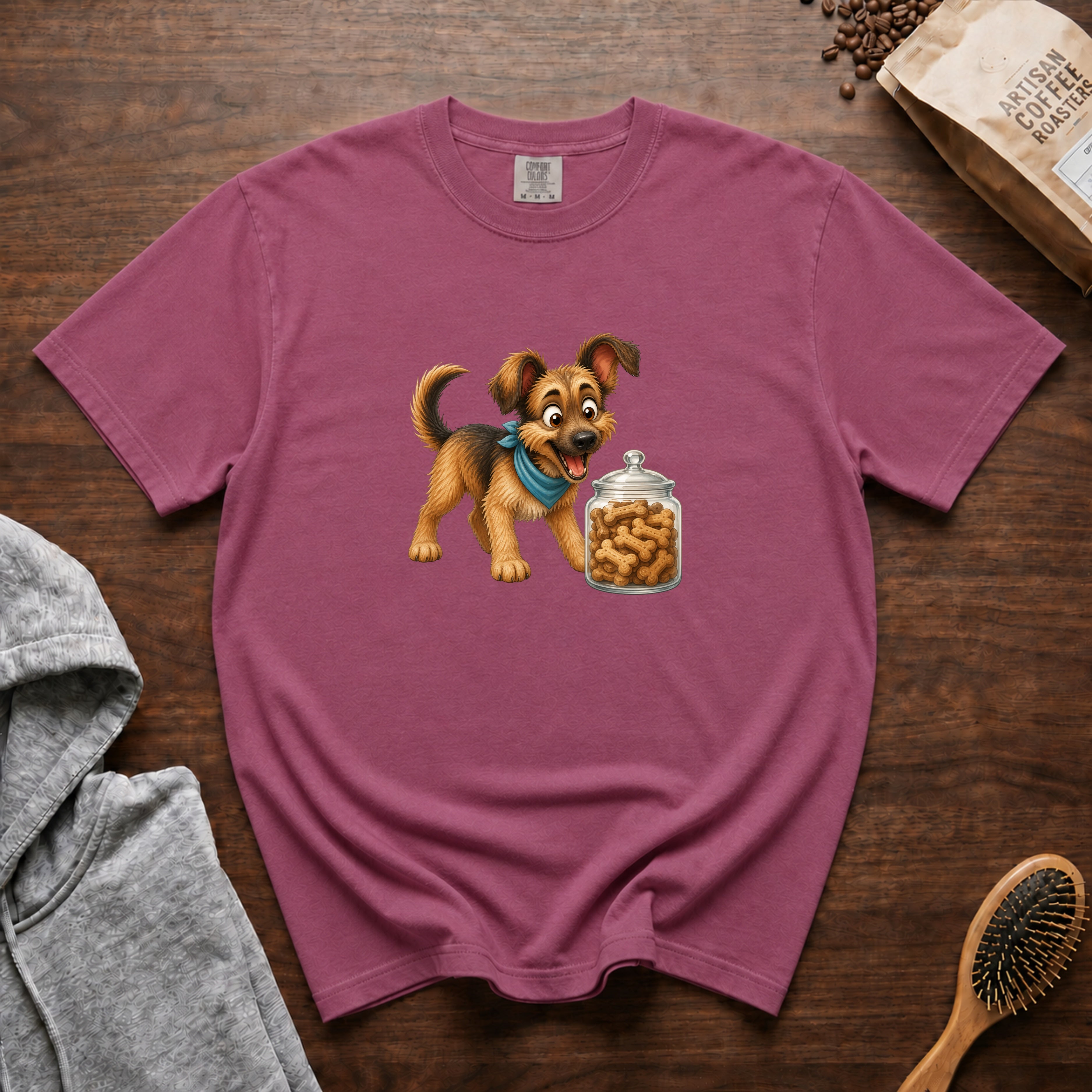 Doggy Treats T-Shirt — Berry