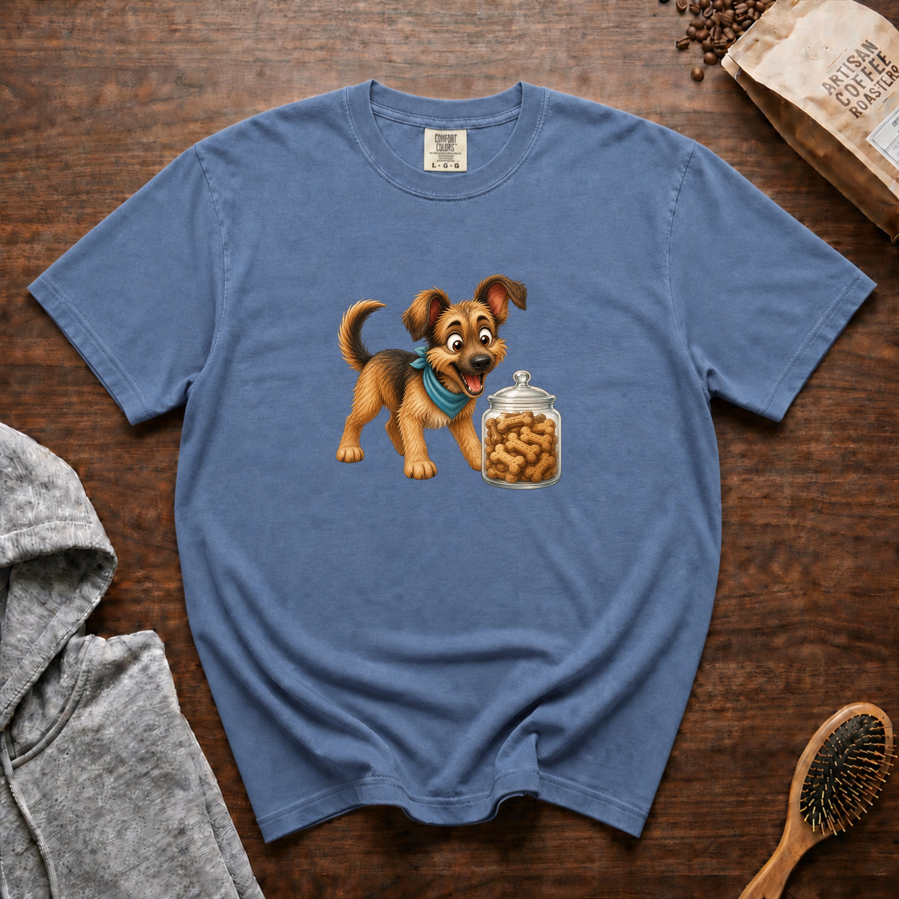Doggy Treats T-Shirt — Blue Jean