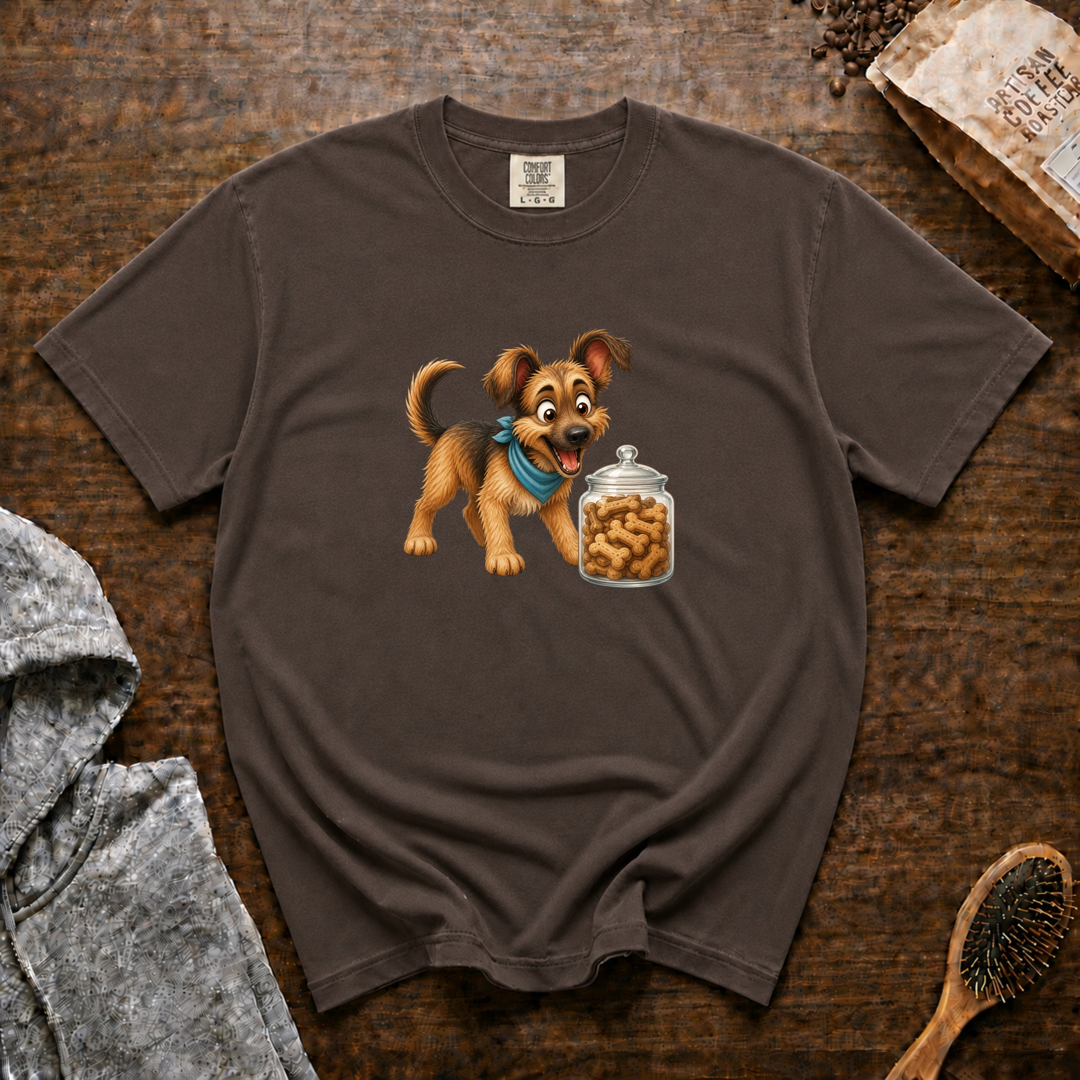 Doggy Treats T-Shirt — Espresso