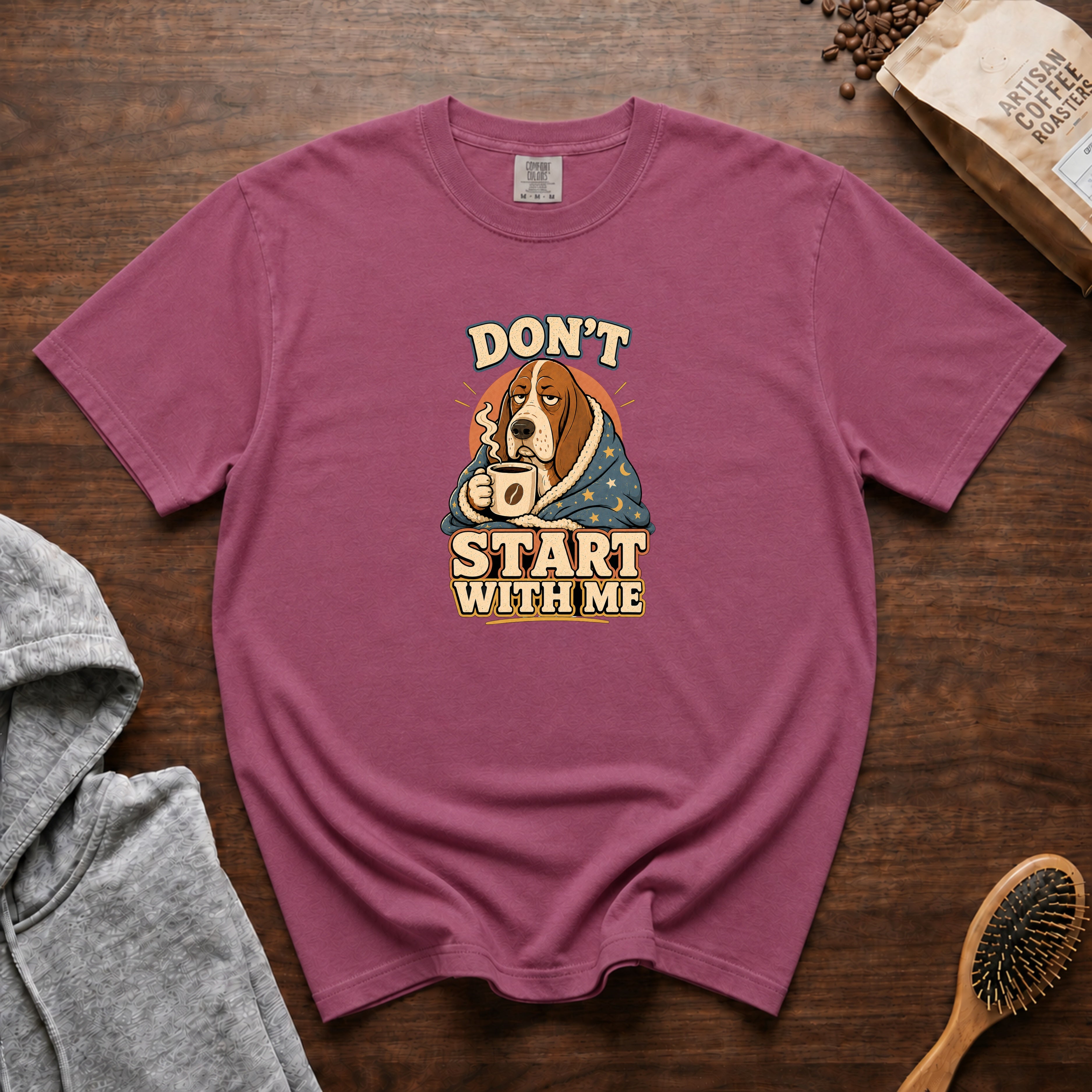 Don'T Start With Me T-Shirt — Berry