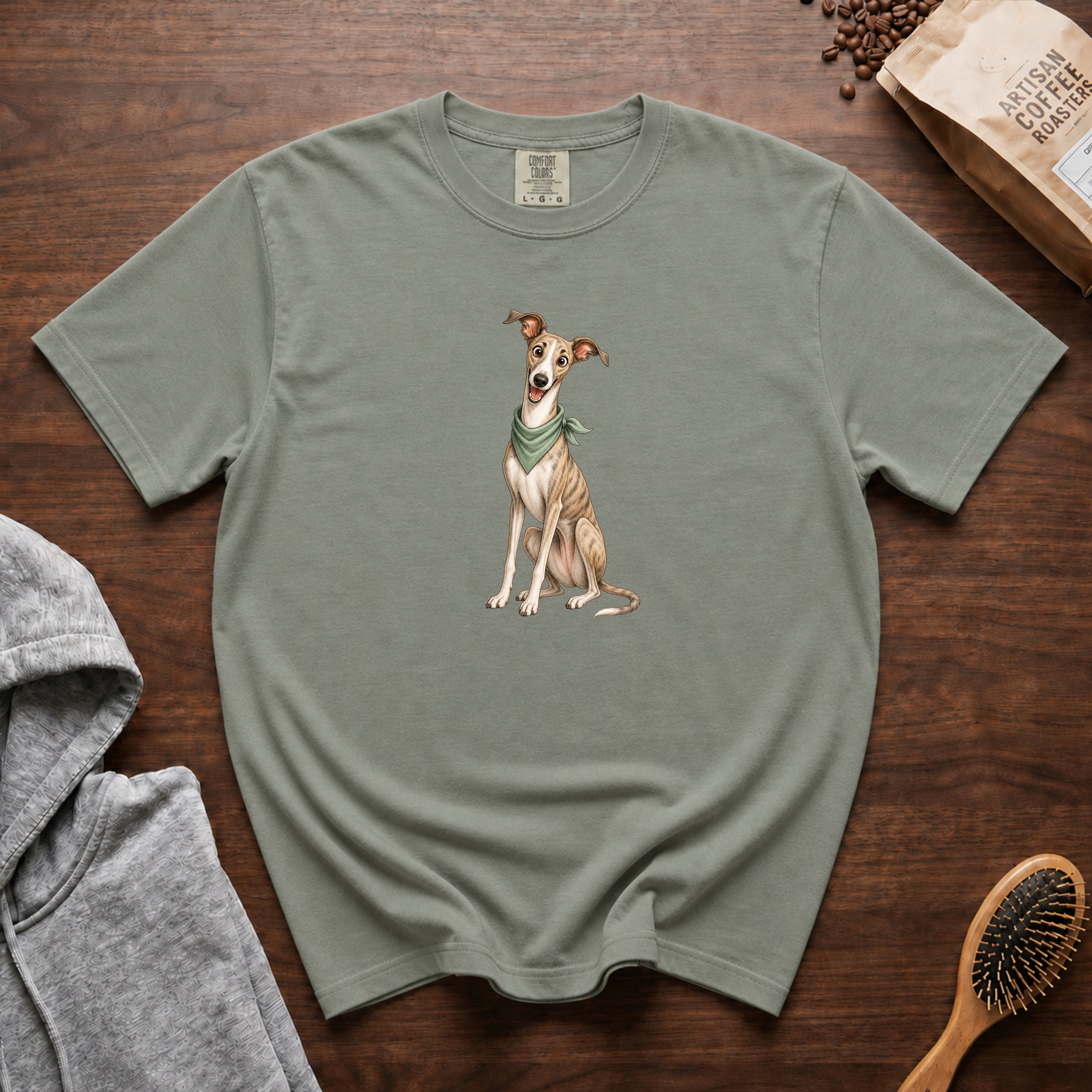 Elegant Greyhound T-Shirt — Bay