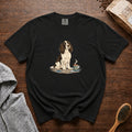English Springer Spaniel Rain Porch Roast T-Shirt — Black
