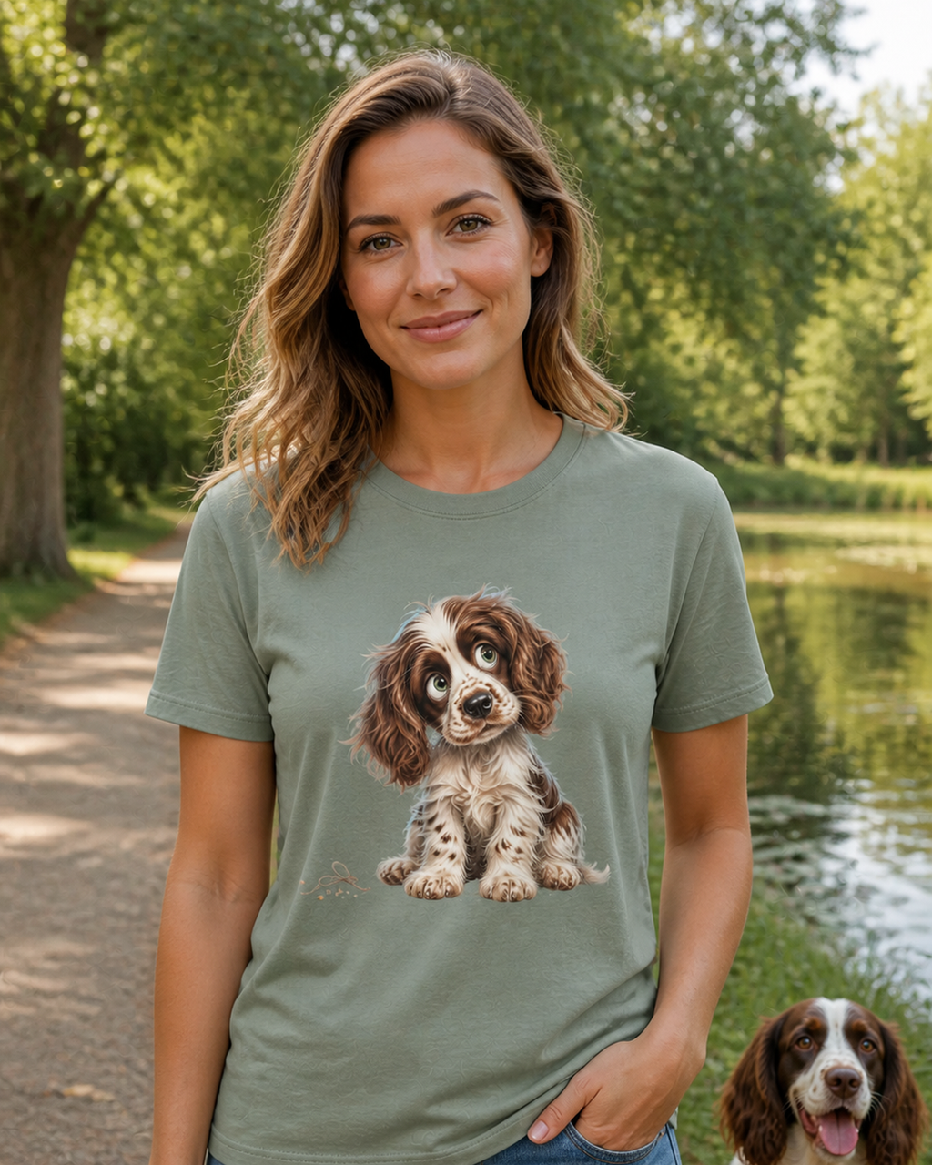 English Springer Spaniel T-Shirt | English Springer Spaniel Dog Lover Tee