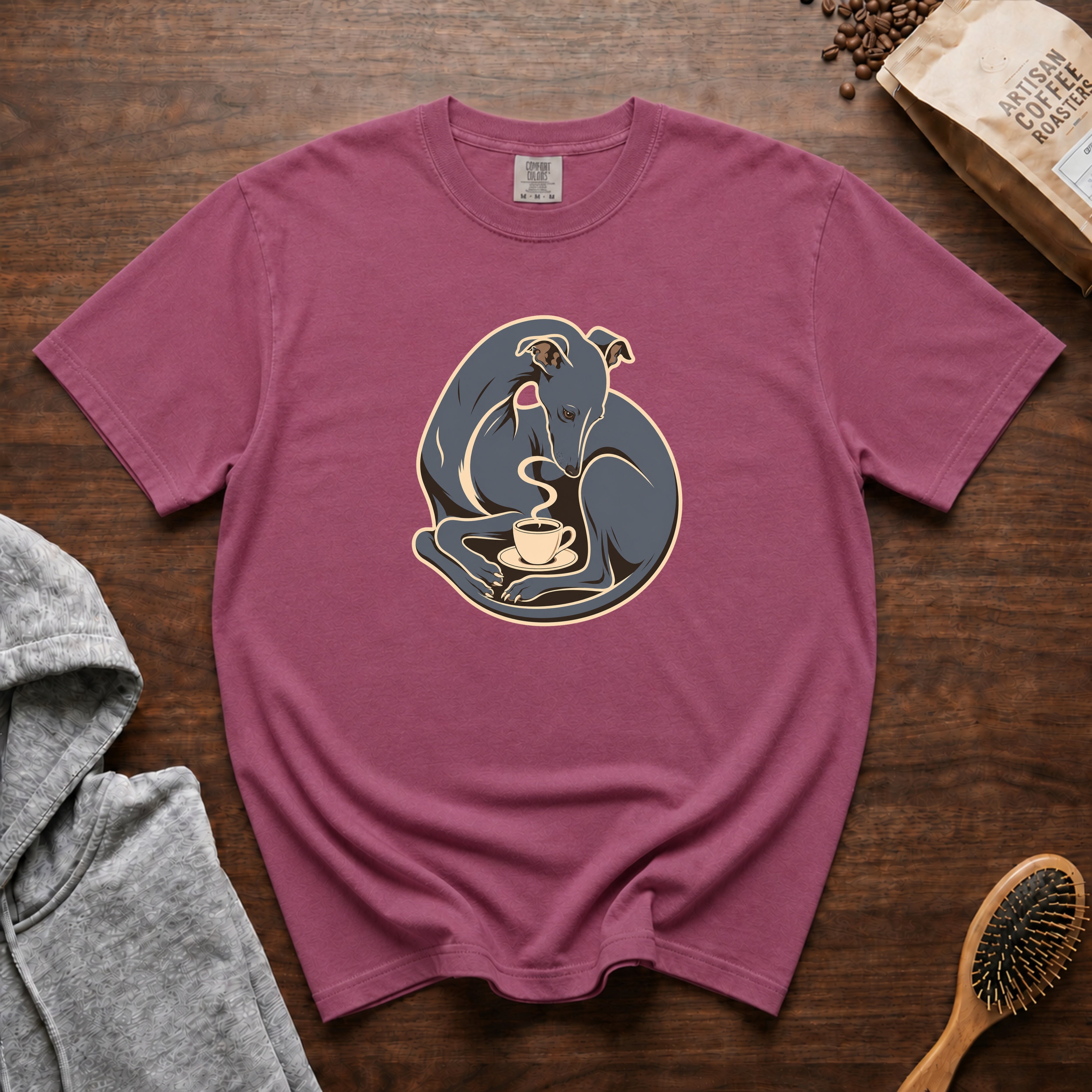 Espresso Guardian T-Shirt — Berry