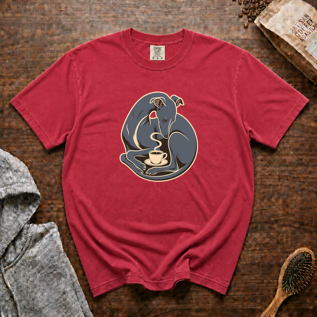 Espresso Guardian T-Shirt — Crimson