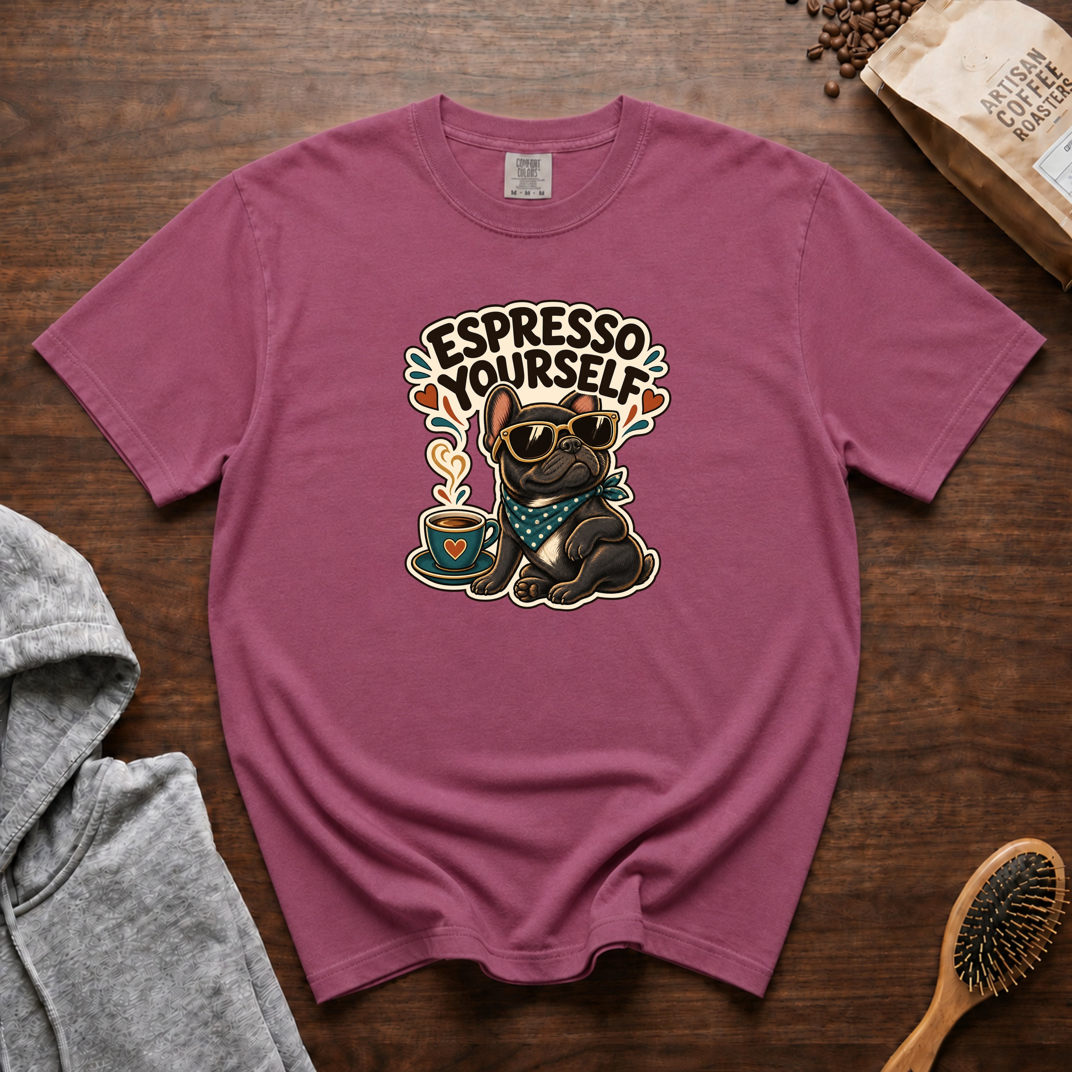 Espresso Yourself T-Shirt — Berry