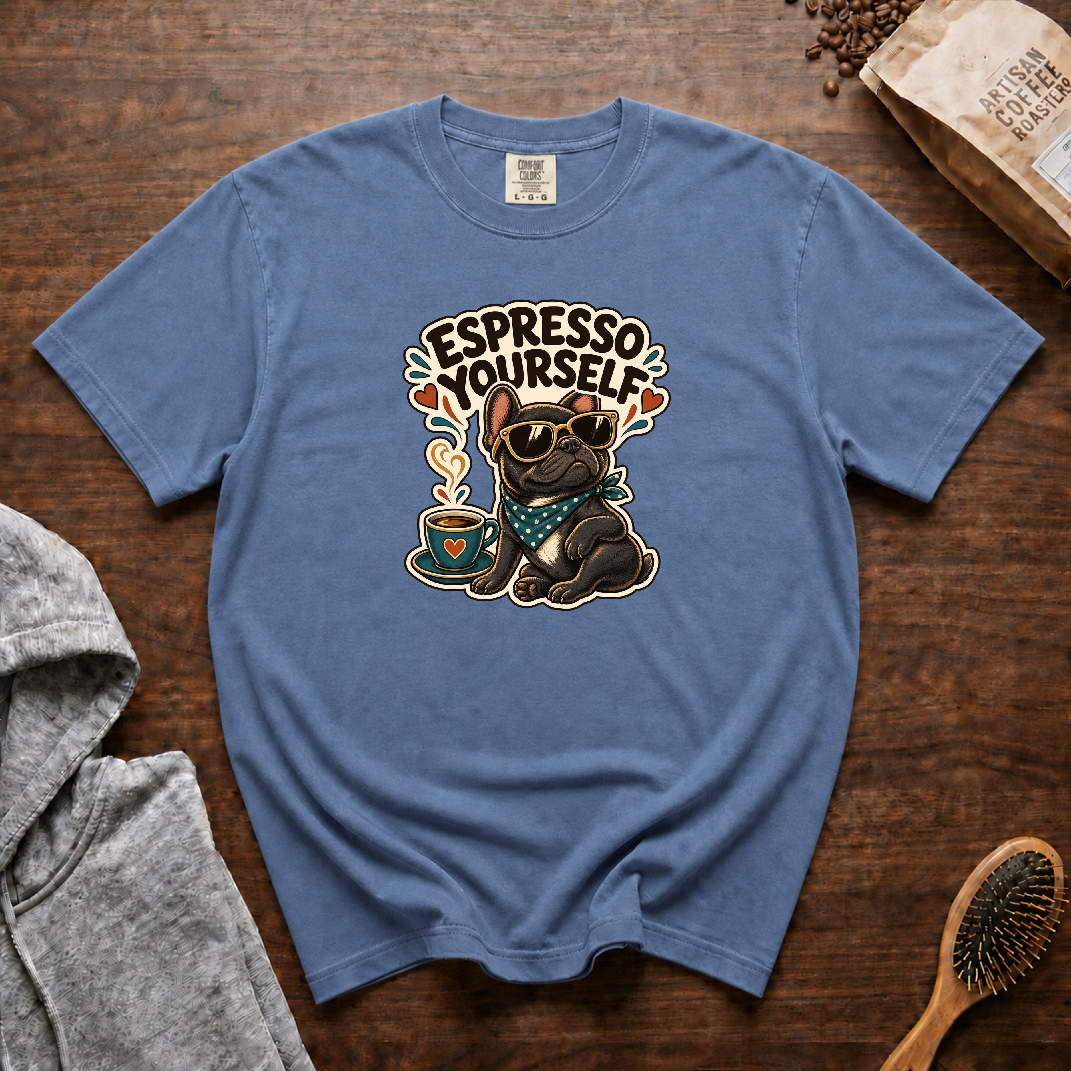 Espresso Yourself T-Shirt — Blue Jean