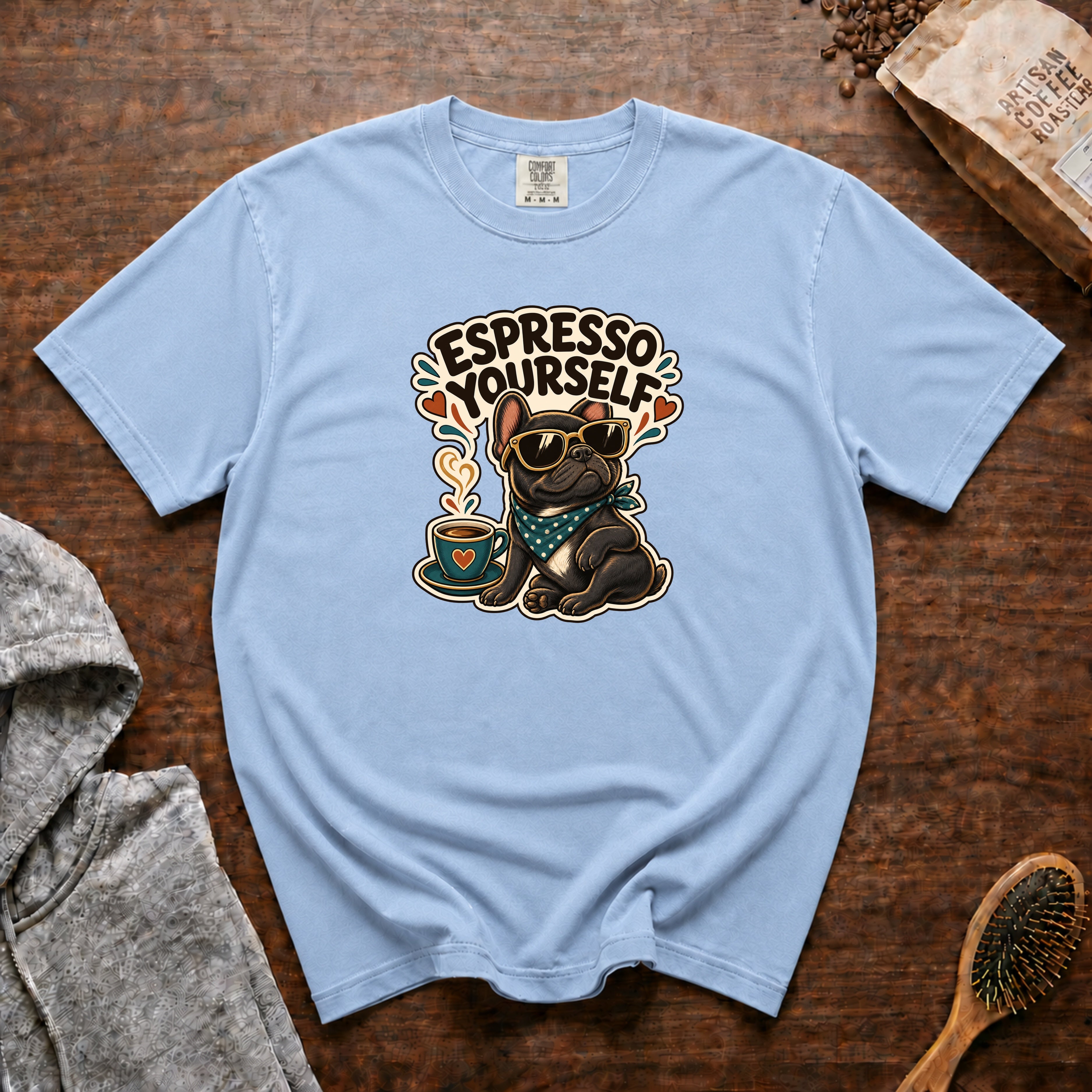 Espresso Yourself T-Shirt — Chambray
