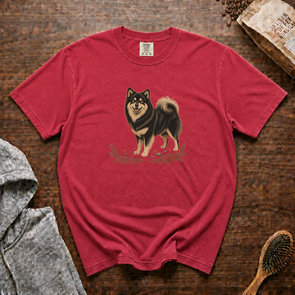 Finish Lapphund T-Shirt — Crimson
