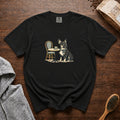 French Bulldog Tiny Cup Big Attitude T-Shirt — Black