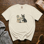French Bulldog Tiny Cup Big Attitude T-Shirt — Ivory