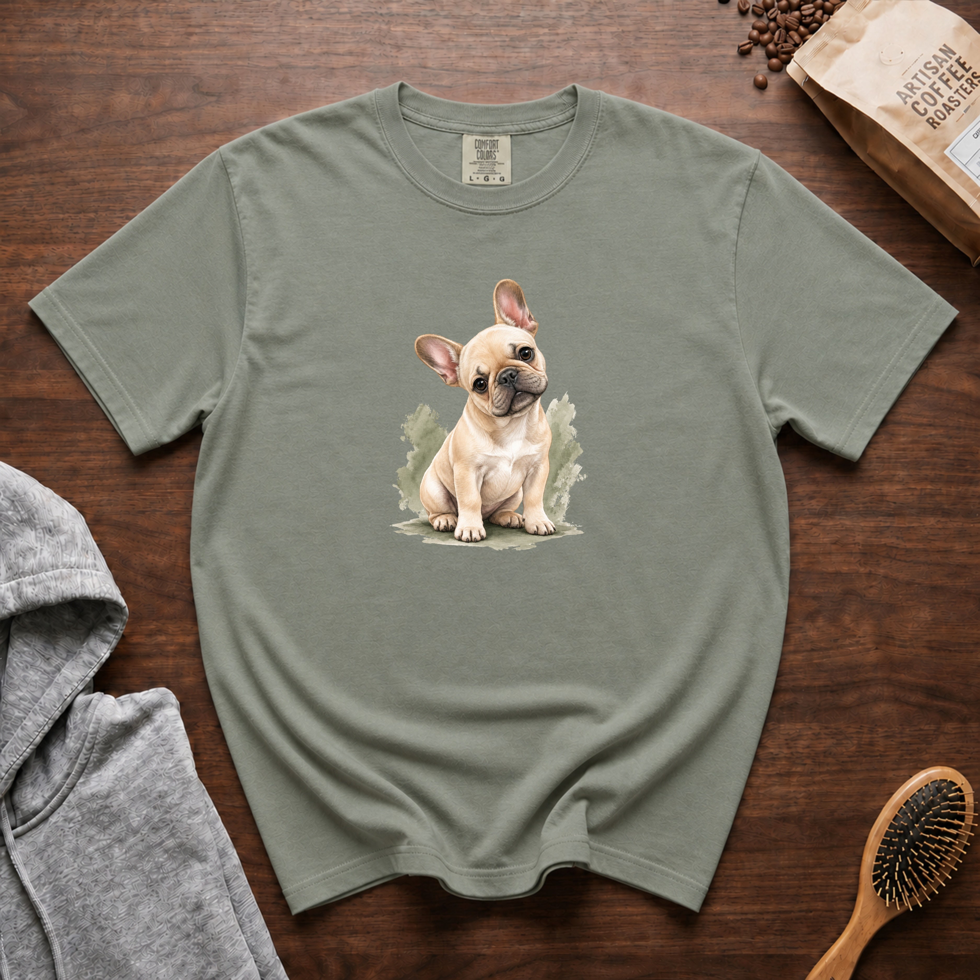 Frenchie Wassup T-Shirt — Bay