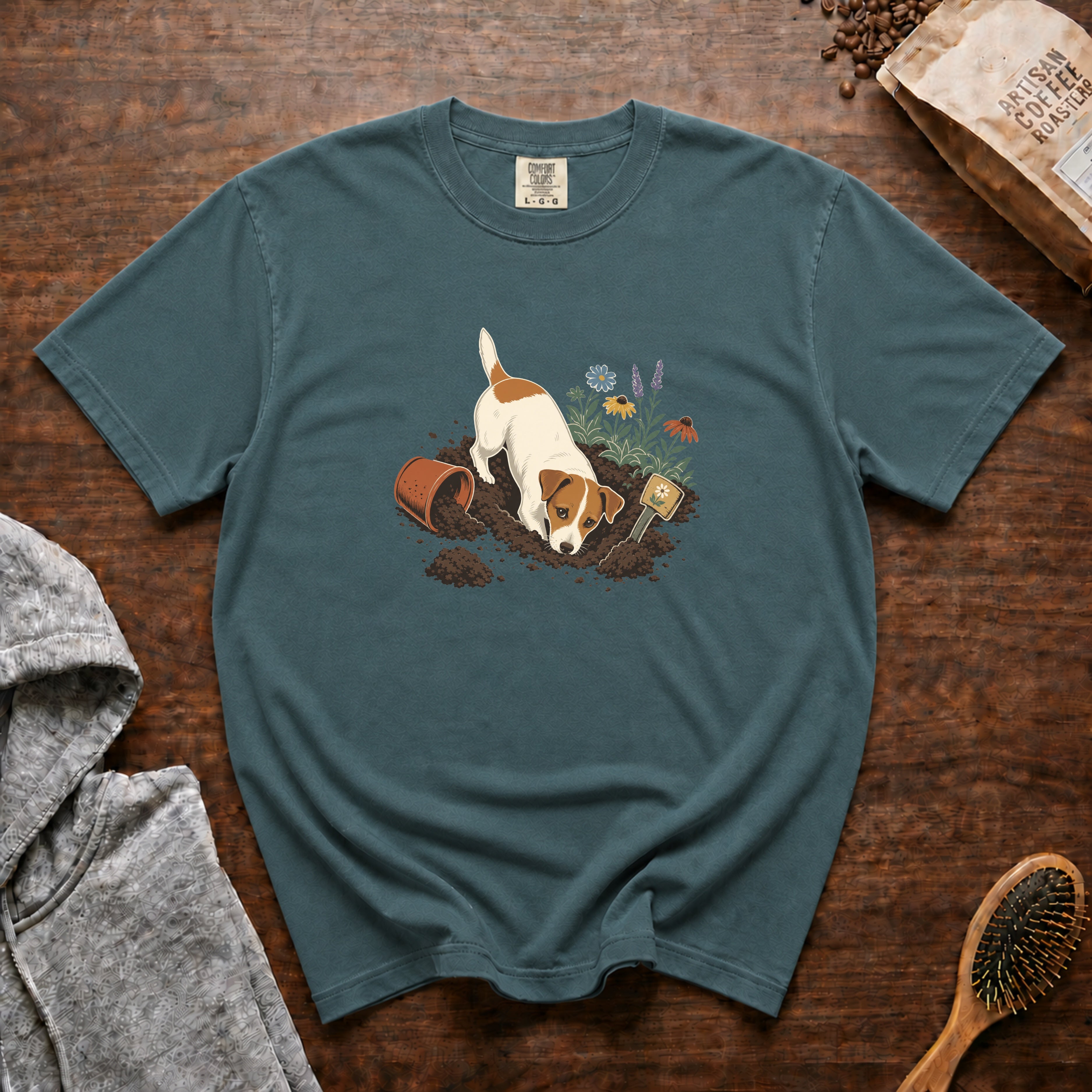 Garden Department T-Shirt — Blue Spruce