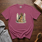 German Shepherd Dog Watch Post 1 T-Shirt — Berry