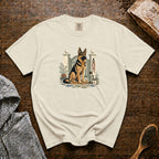 German Shepherd Dog Watch Post 1 T-Shirt — Ivory