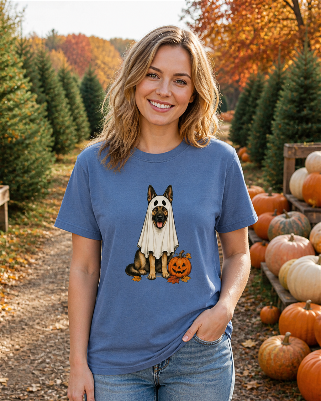 German Shepherd Halloween T-Shirt
