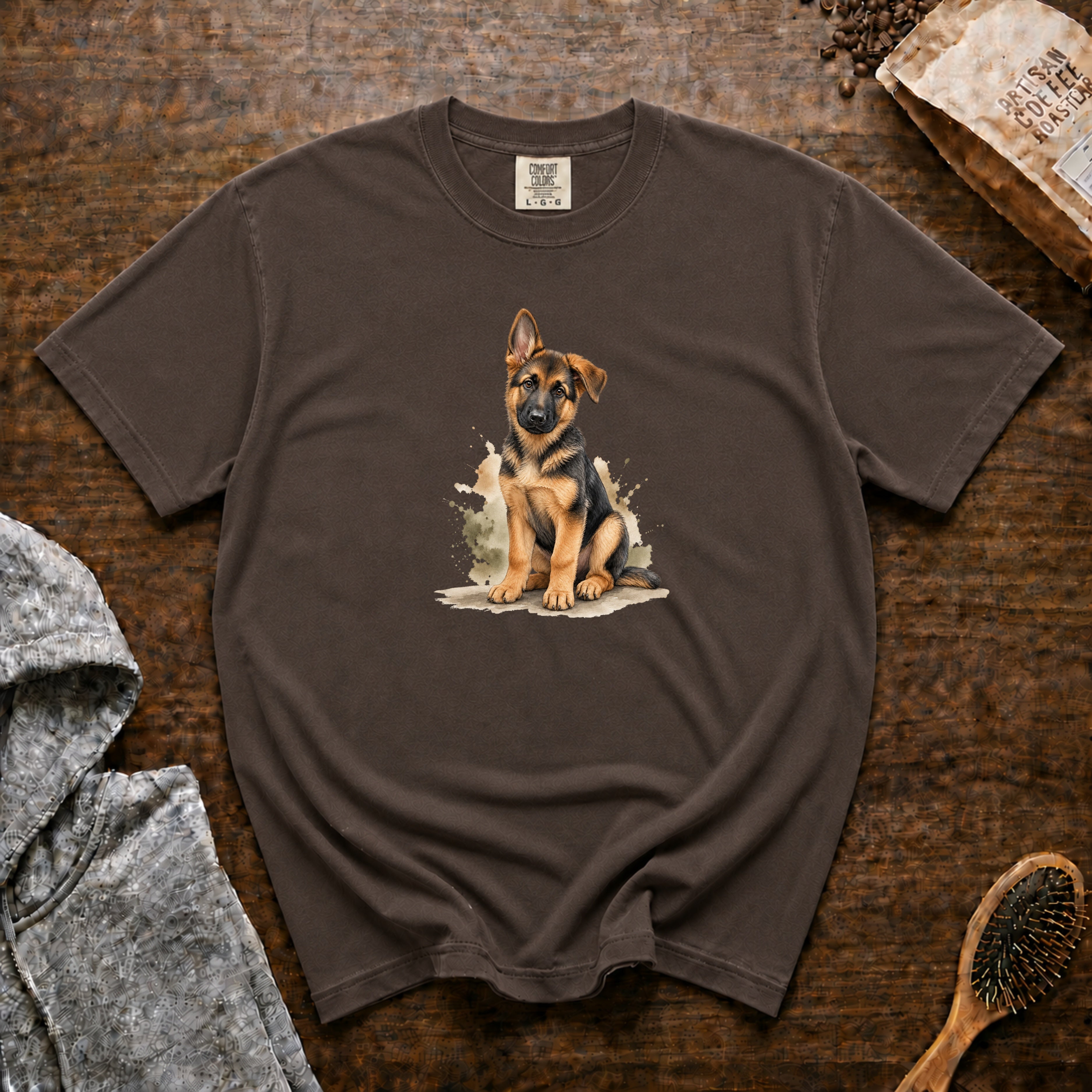 German Shepherd What T-Shirt — Espresso