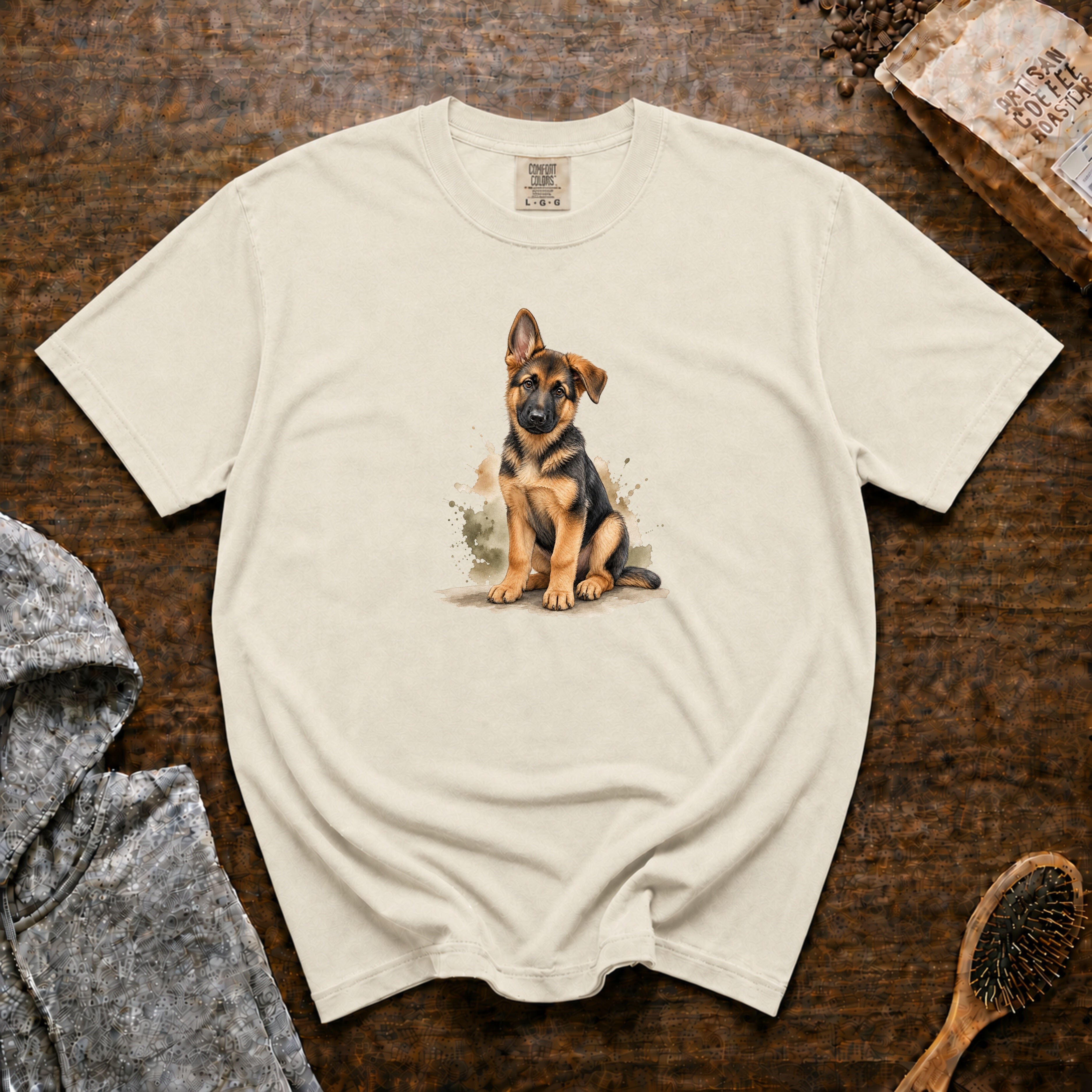 German Shepherd What T-Shirt — Ivory