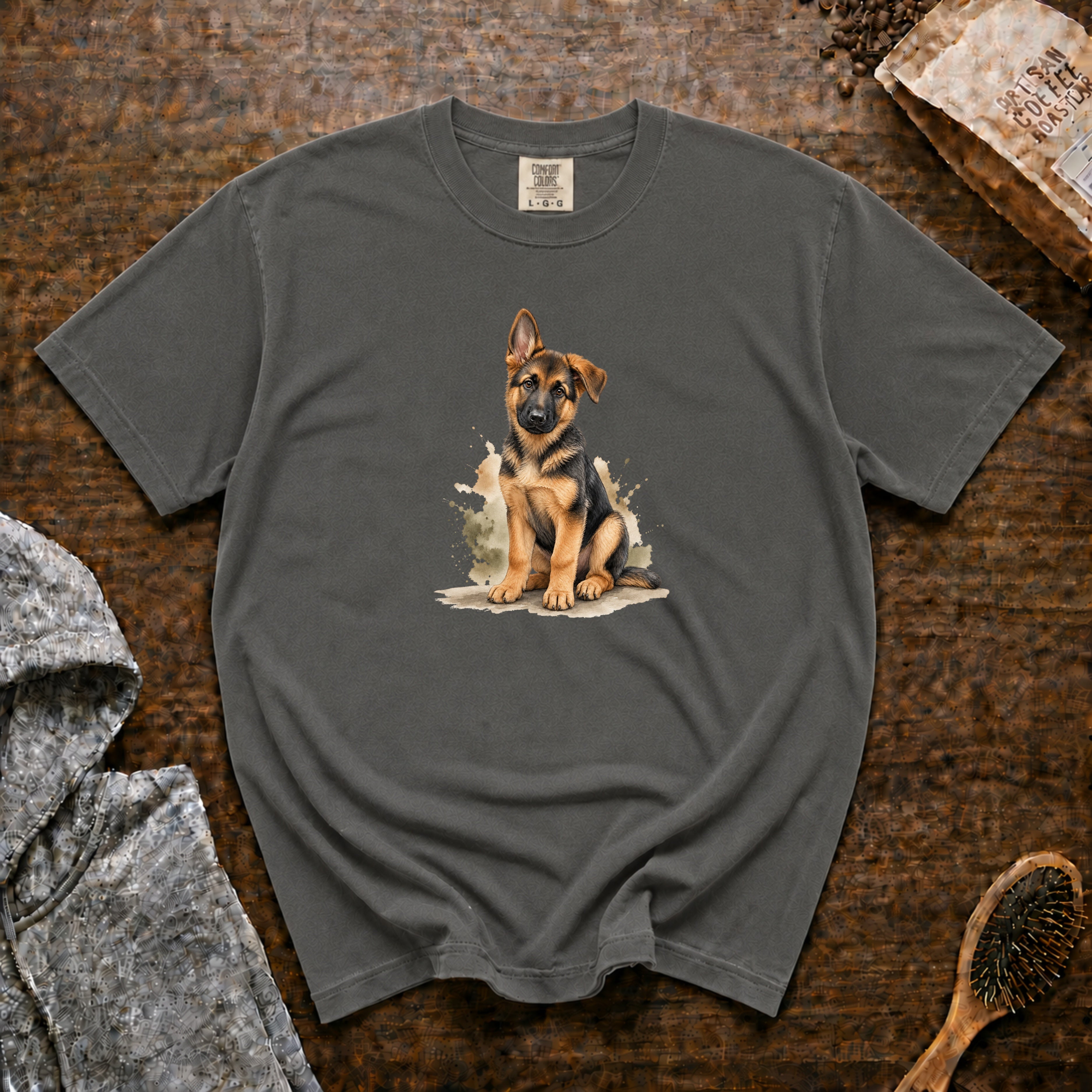 German Shepherd What T-Shirt — Pepper