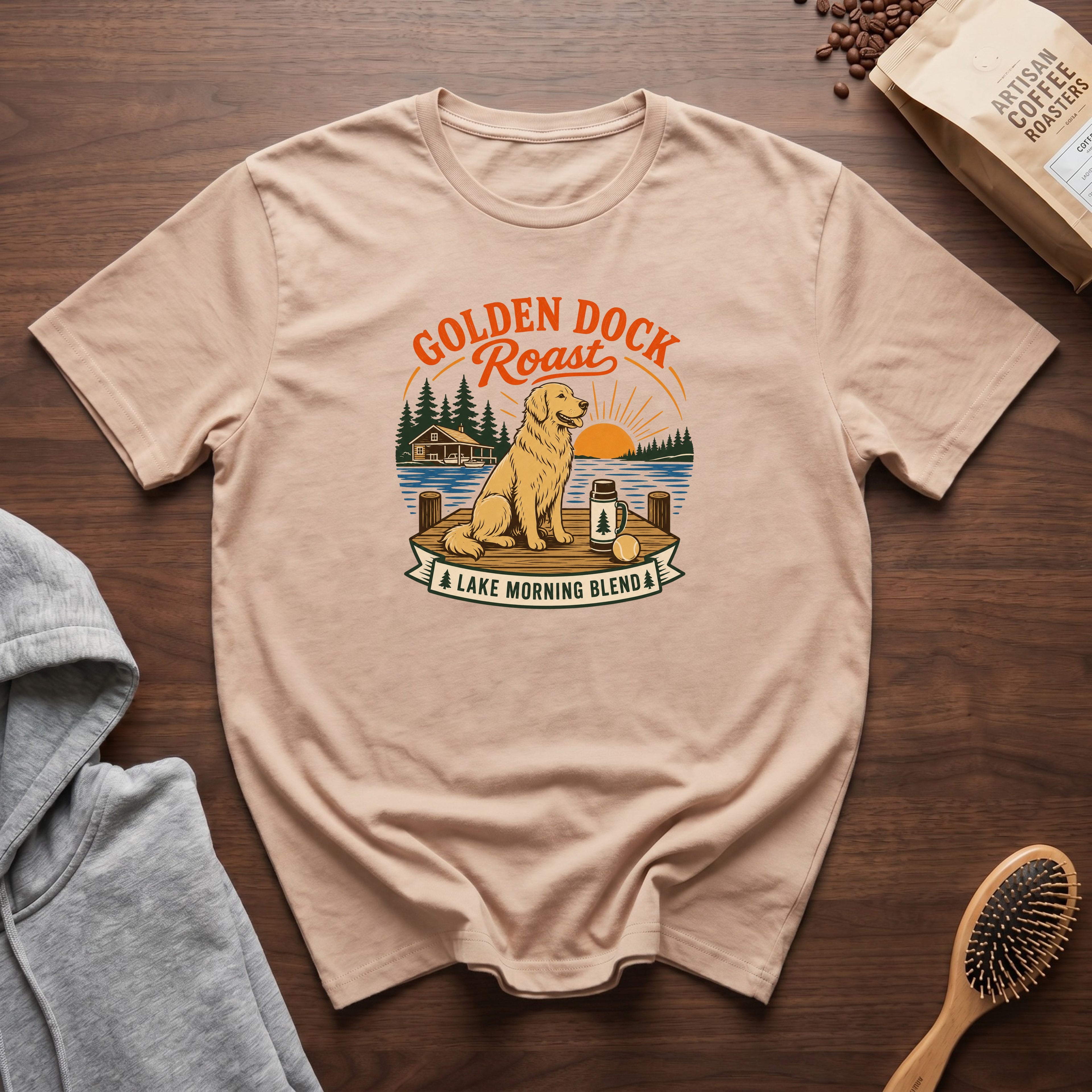 Golden Dock RoastT-Shirt — Ivory