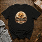 Golden Retriever Coffee Co T-Shirt — Black