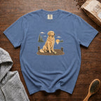 Golden Retriever, Sunny Morning T-Shirt — Blue Jean