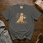 Golden Retriever, Sunny Morning T-Shirt — Pepper