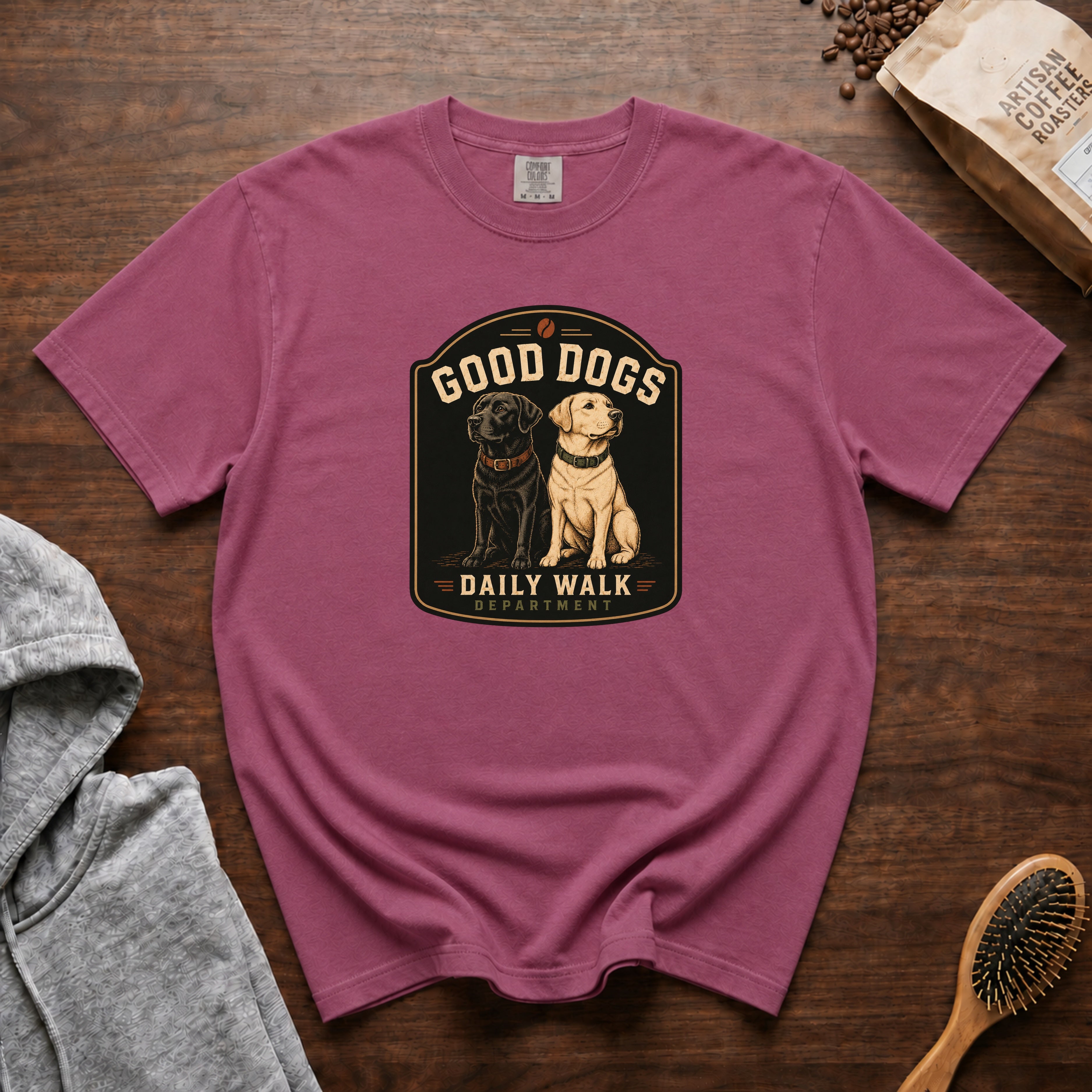 Good Dogs T-Shirt — Berry