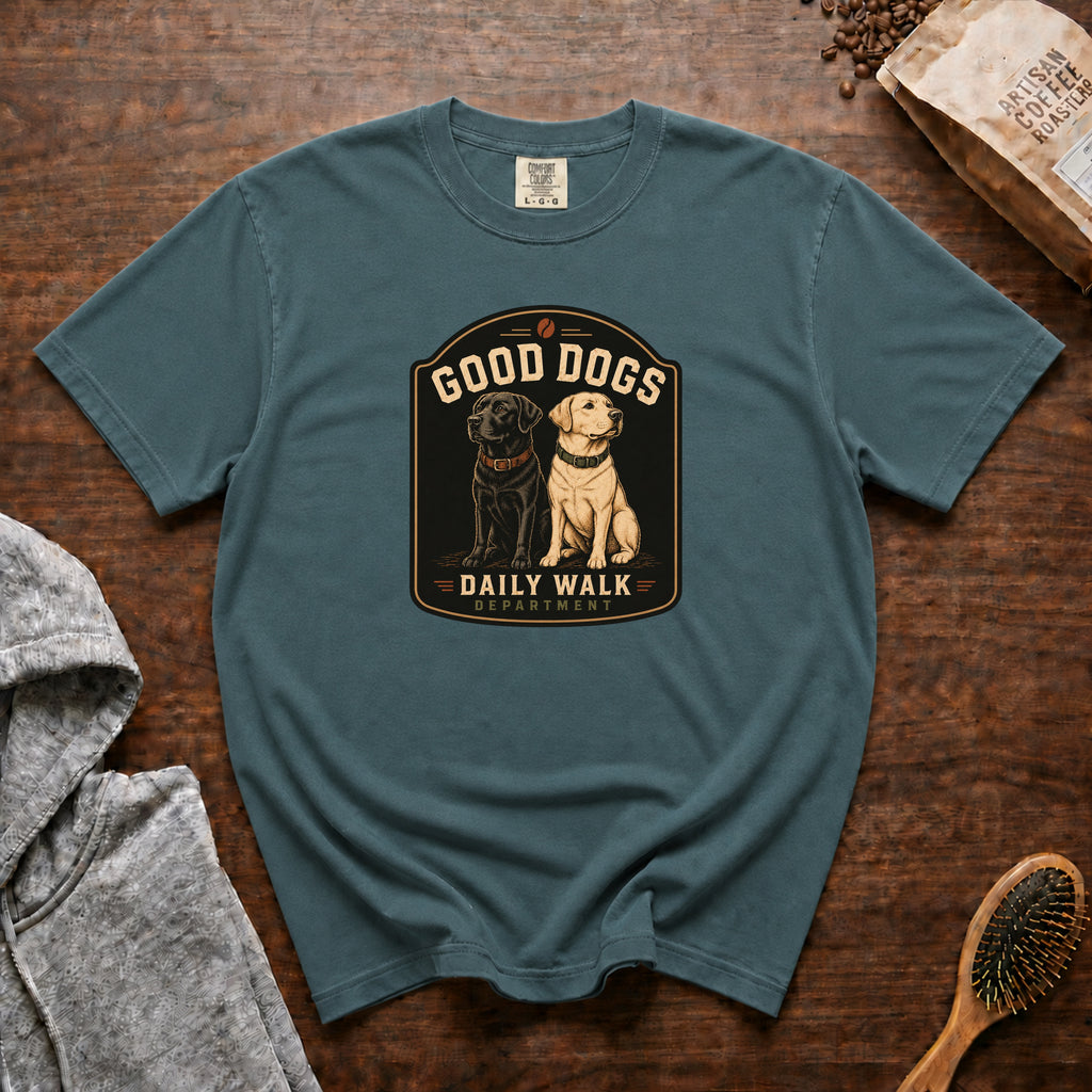 Good Dogs T-Shirt — Blue Spruce