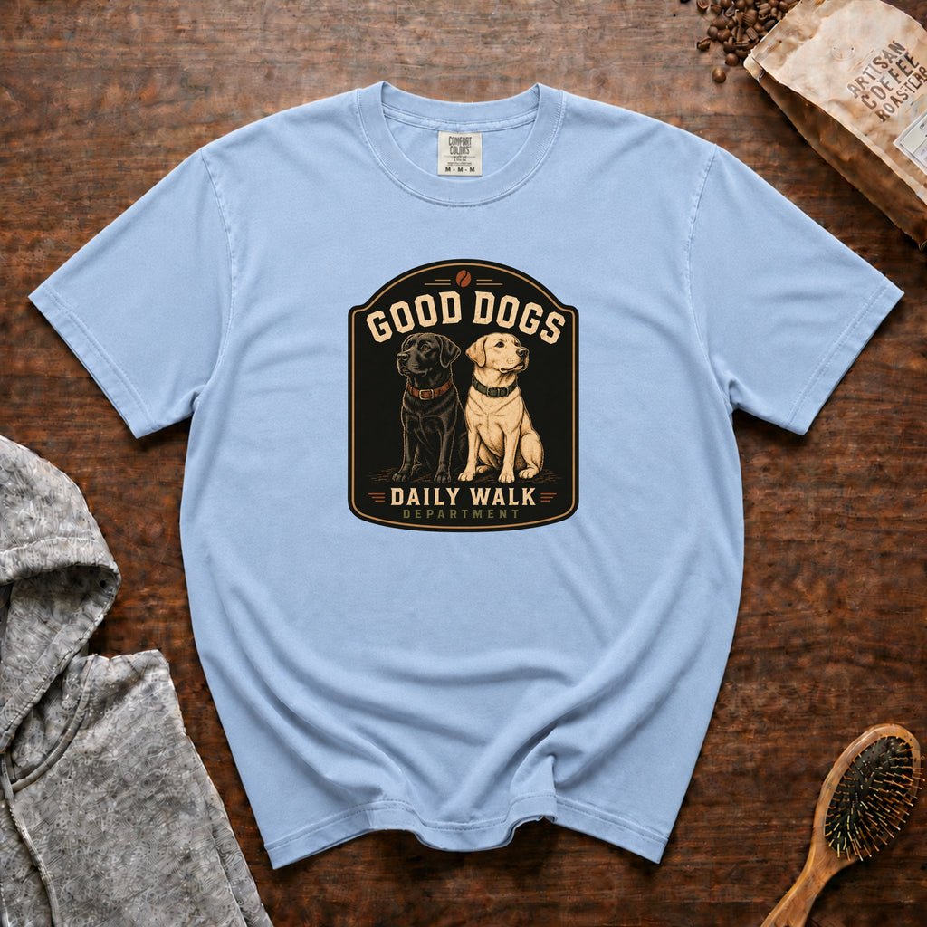 Good Dogs T-Shirt — Chambray