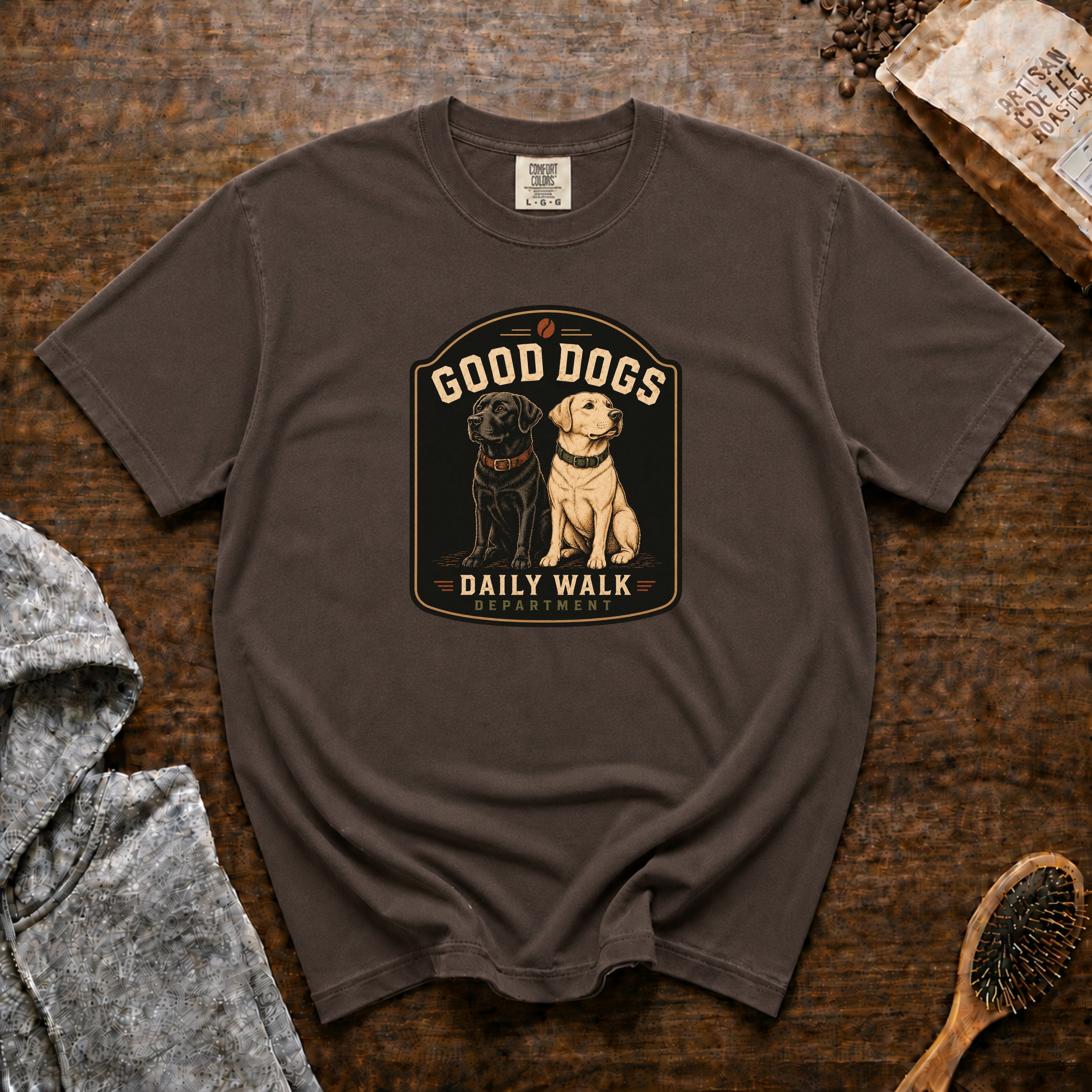 Good Dogs T-Shirt — Espresso