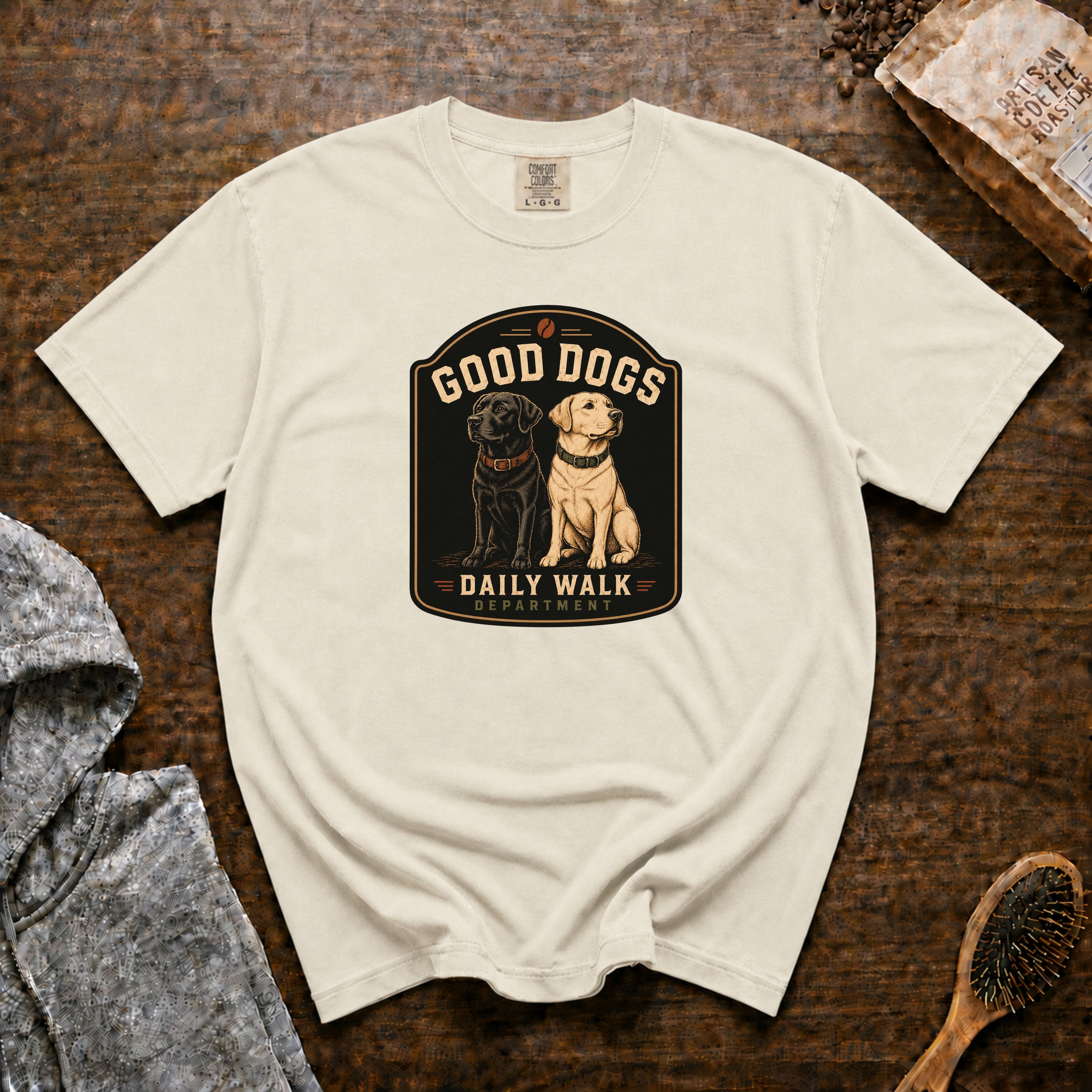 Good Dogs T-Shirt — Ivory