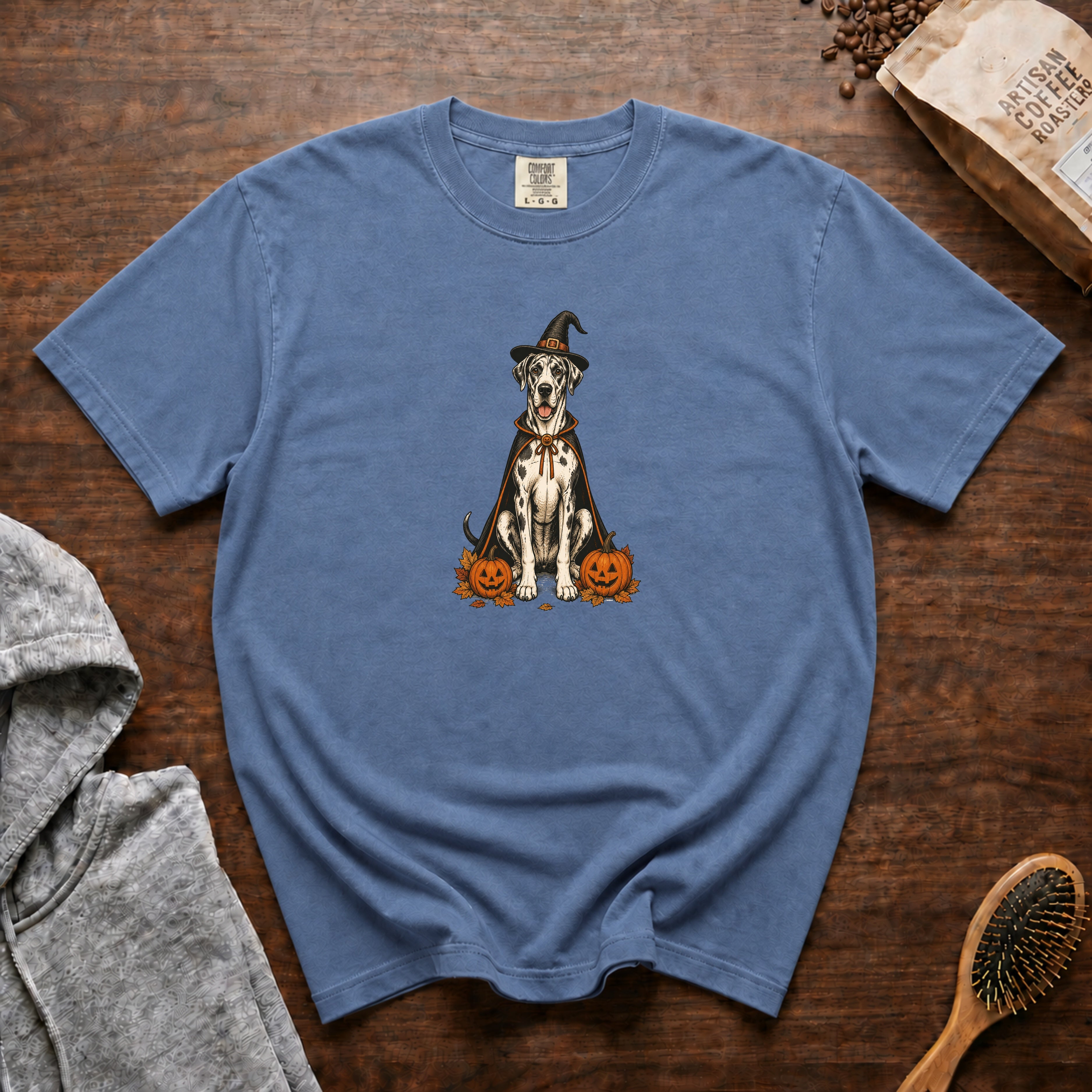 Great Dane Halloween T-Shirt — Blue Jean