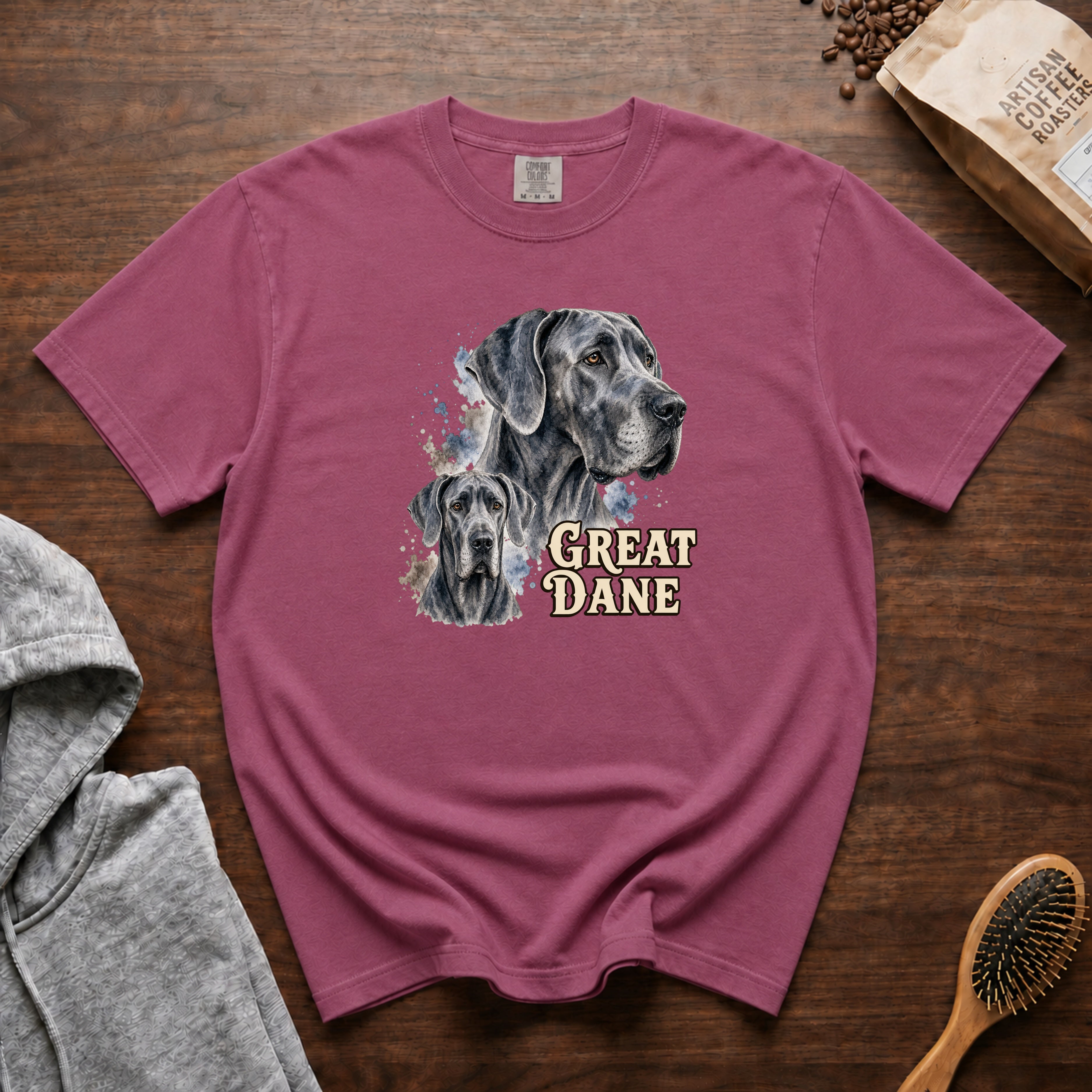 Great Dane T-Shirt — Berry