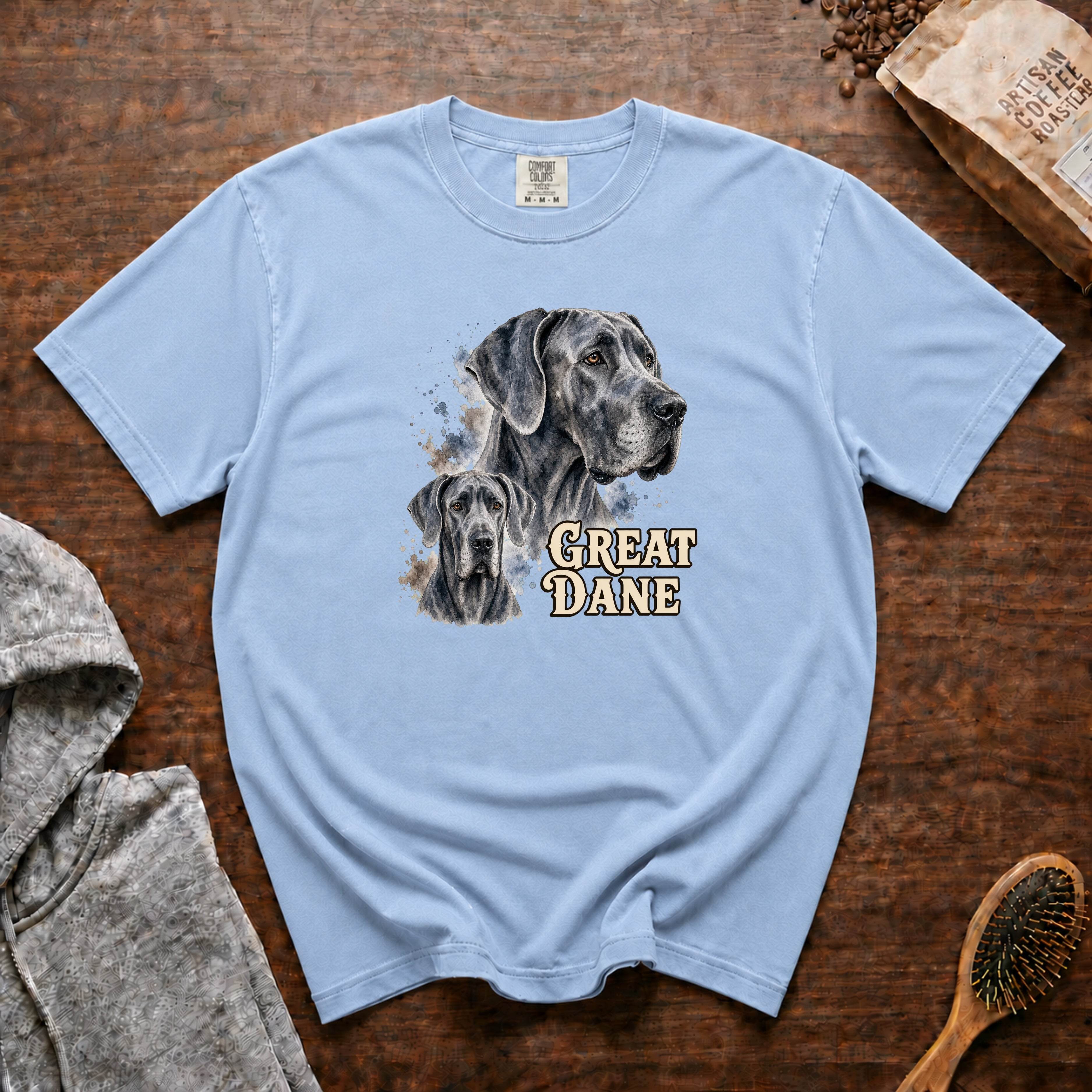 Great Dane T-Shirt — Chambray