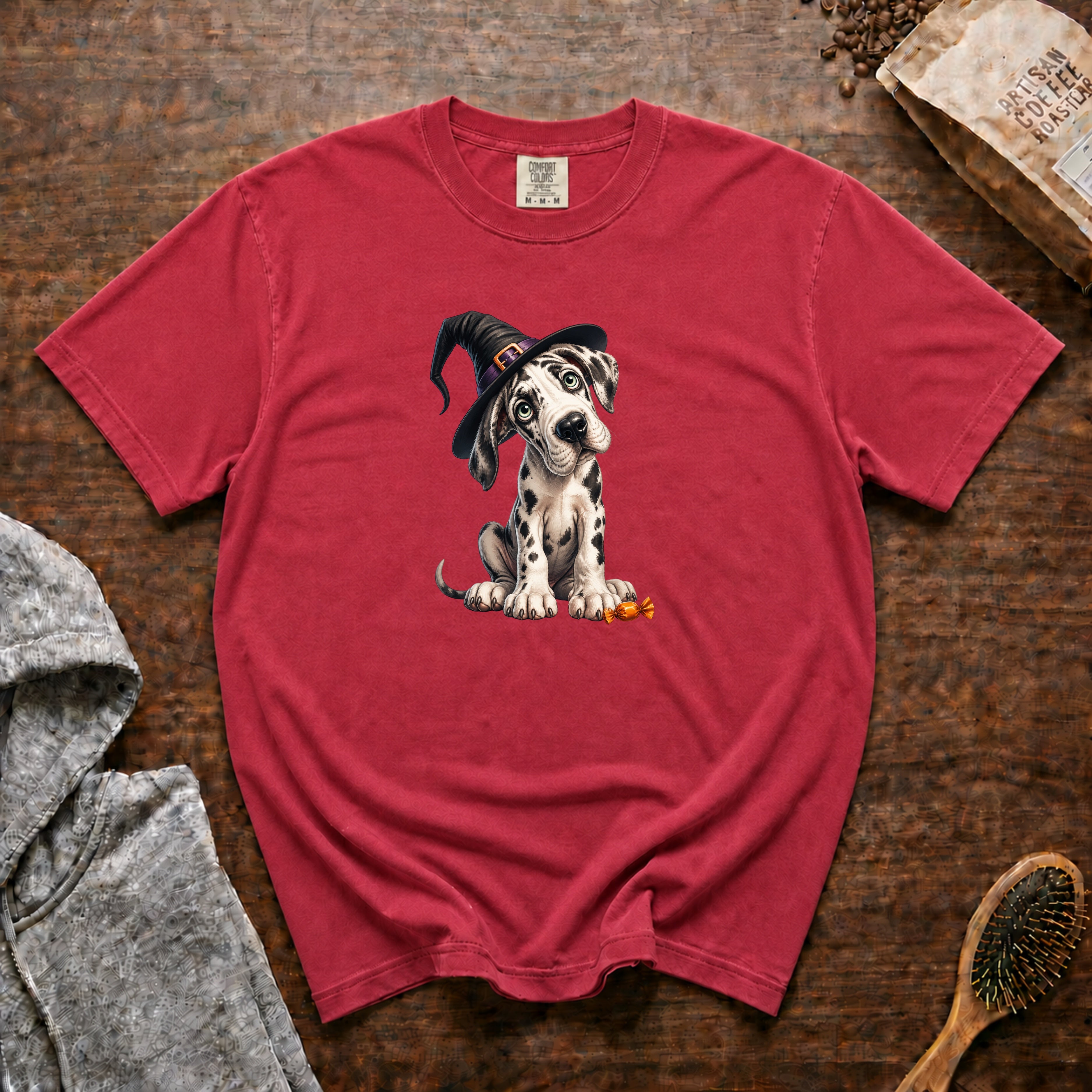 Great Dane T-Shirt — Crimson